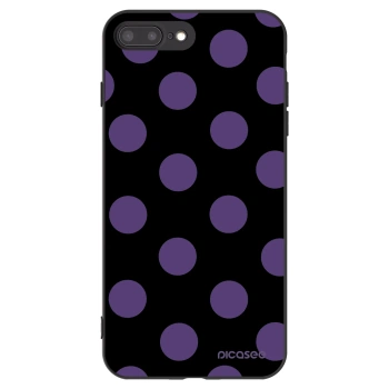 Picasee Apple iPhone 7 Plus Hülle - Schwarzes Silikon - Big flickers