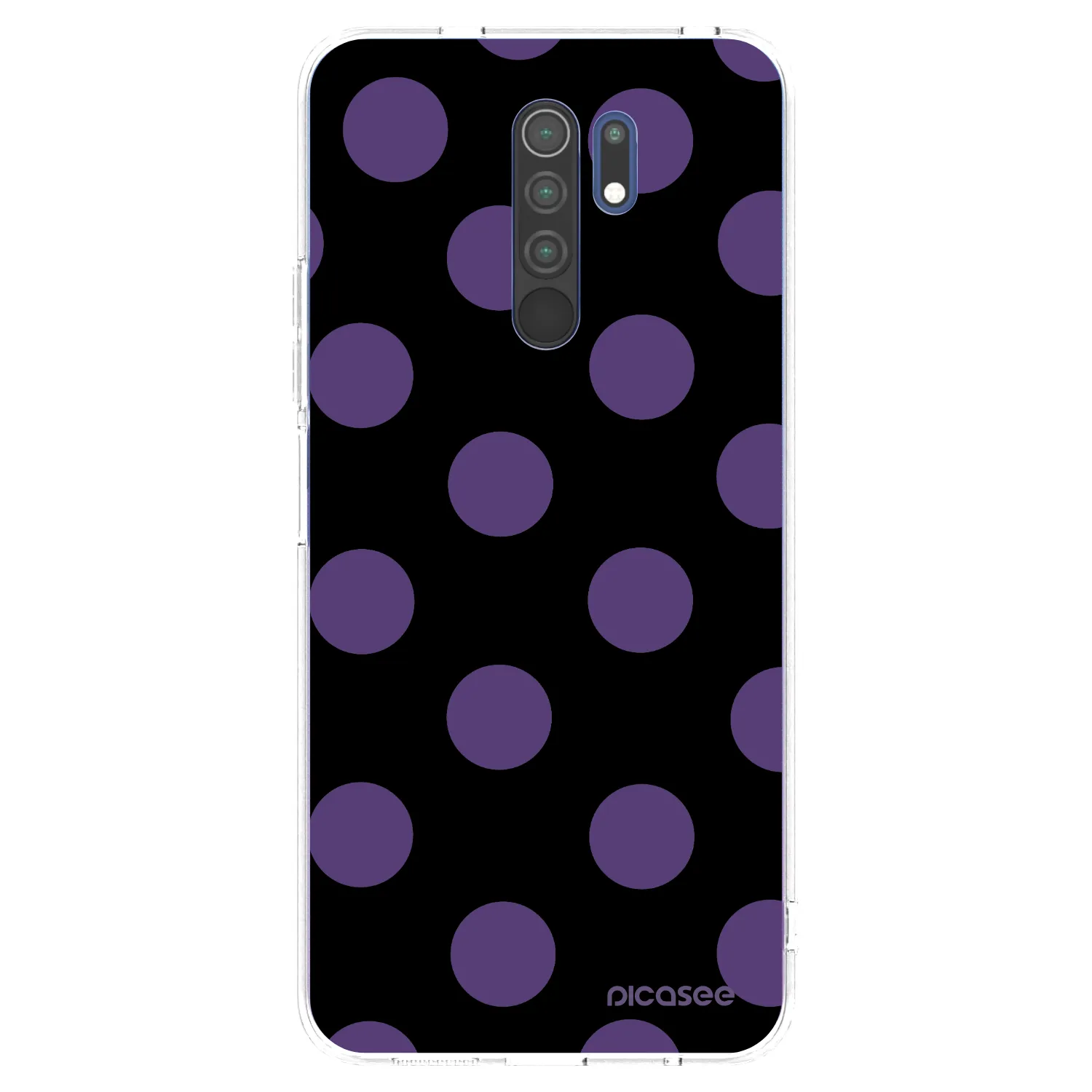 Picasee Xiaomi Redmi 9 Hülle - Transparentes Silikon - Big flickers