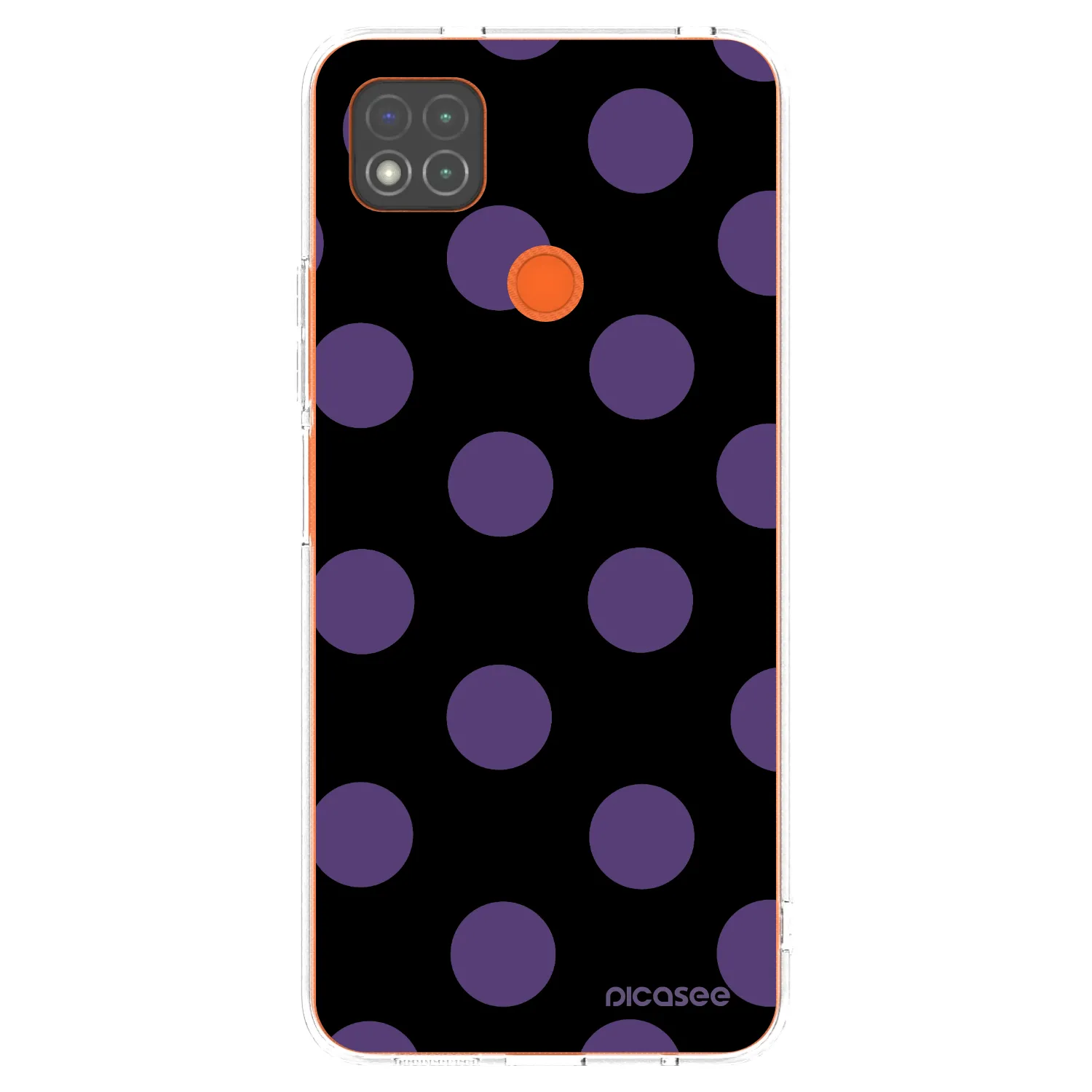 Picasee Xiaomi Redmi 9C Hülle - Transparentes Silikon - Big flickers