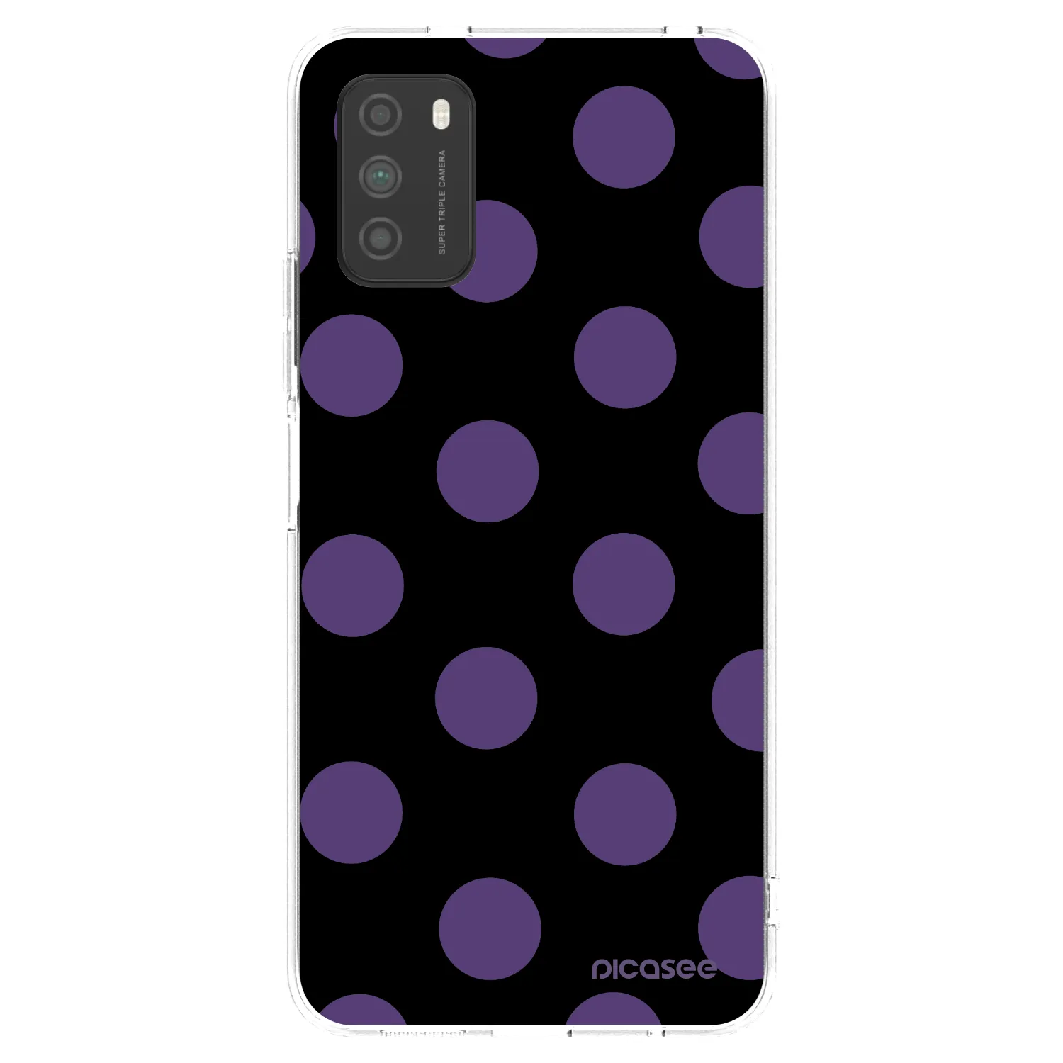 Picasee Xiaomi Poco M3 Hülle - Transparentes Silikon - Big flickers