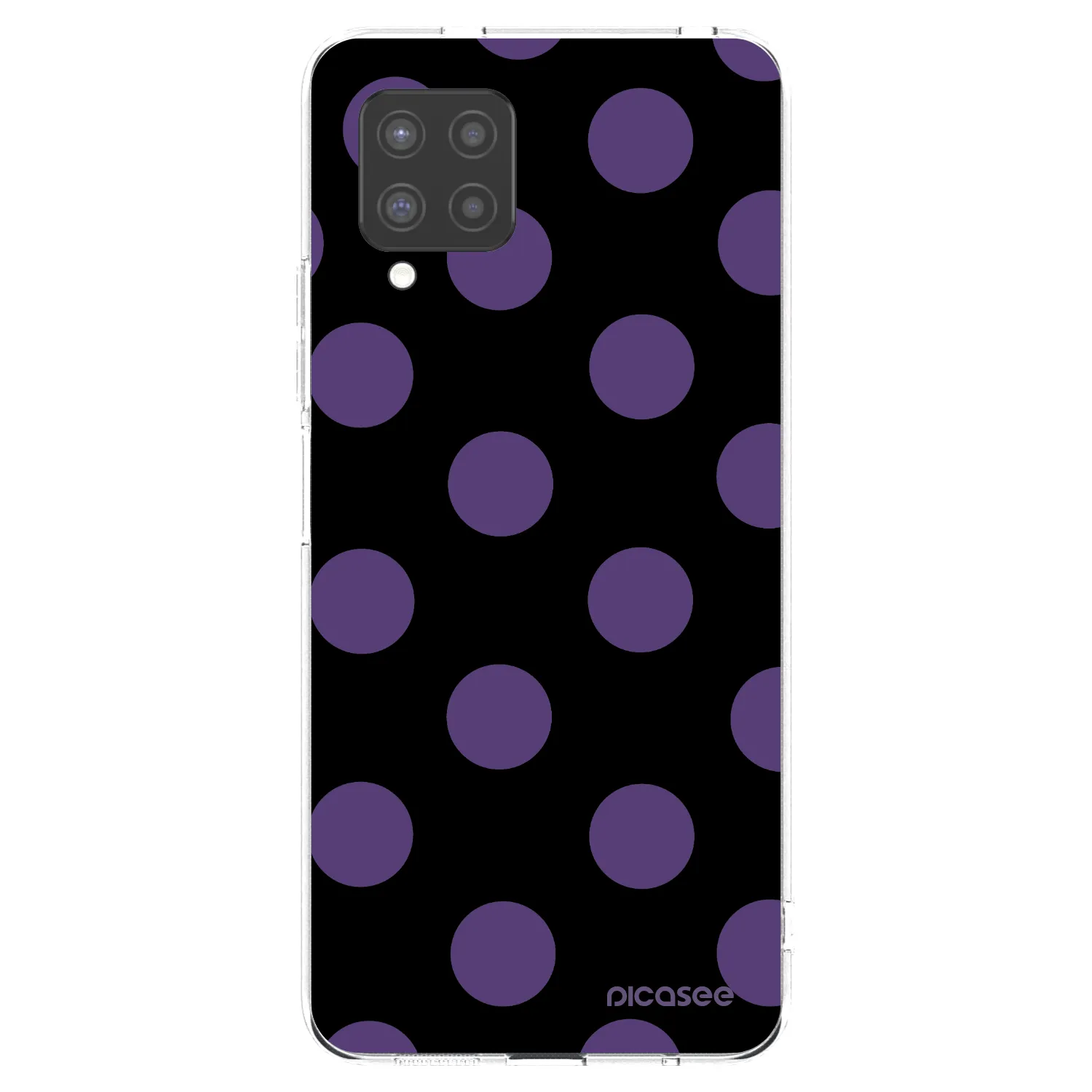 Picasee Samsung Galaxy A42 A426B Hülle - Transparentes Silikon - Big flickers