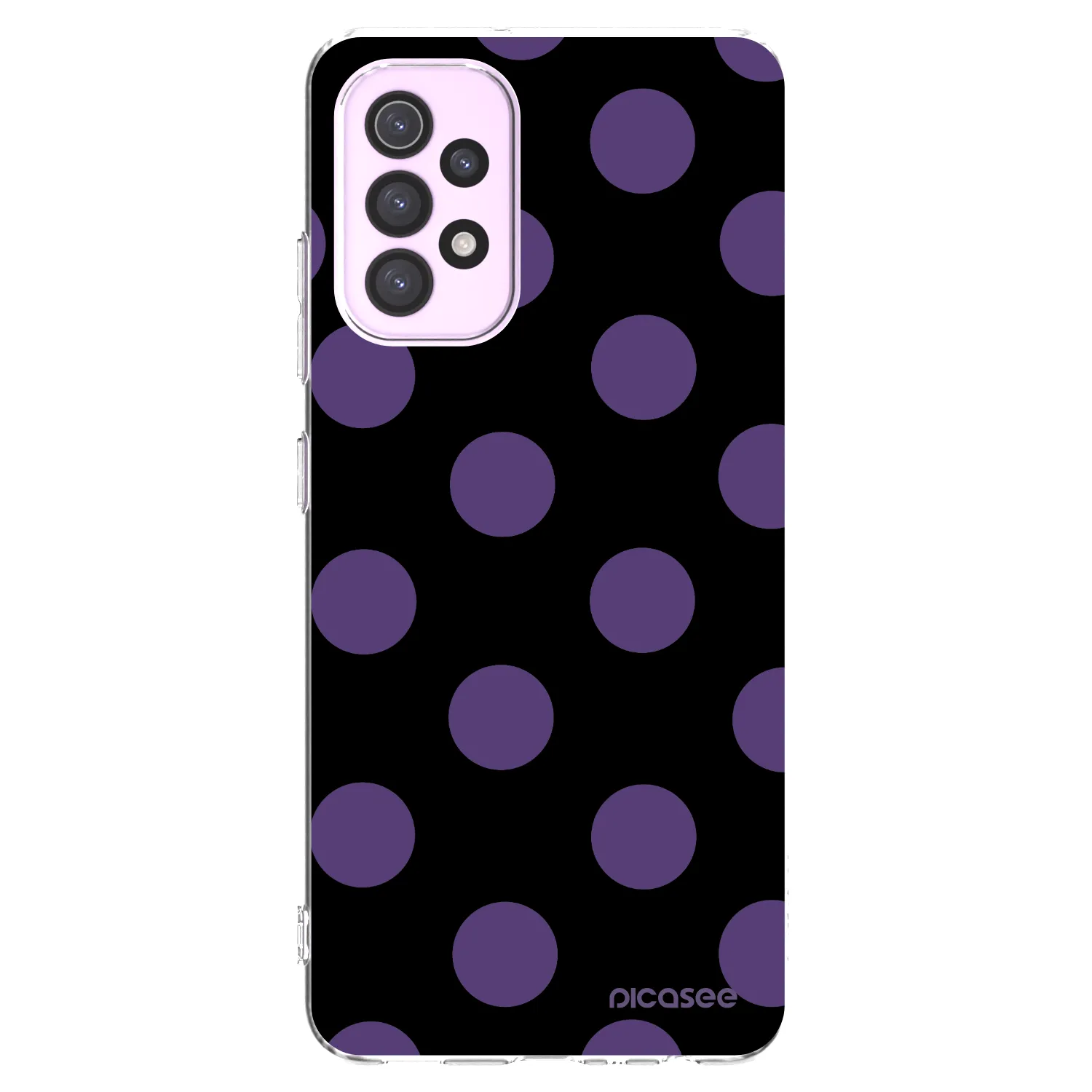 Picasee Samsung Galaxy A32 5G A326B Hülle - Transparentes Silikon - Big flickers