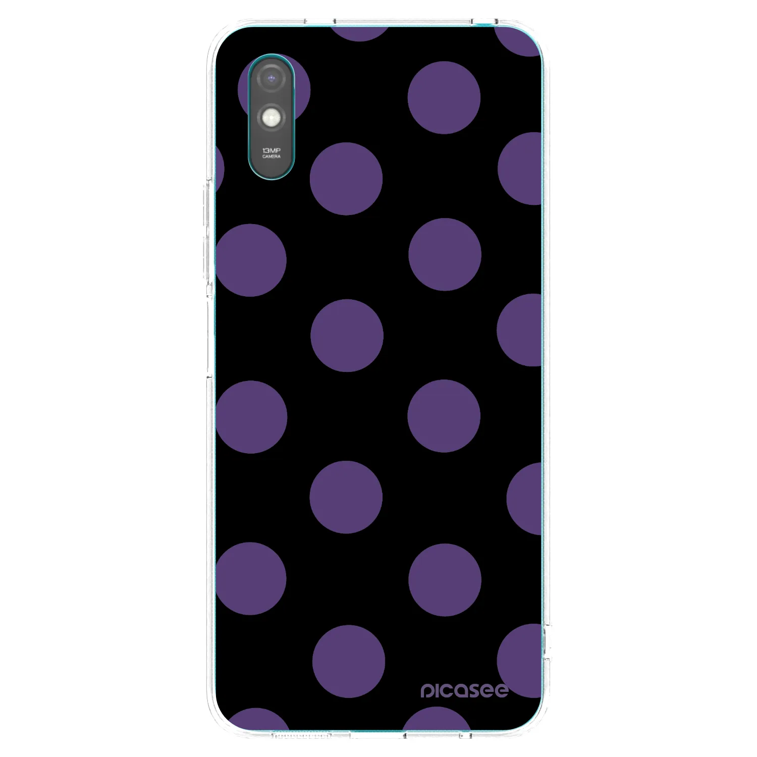 Picasee Xiaomi Redmi 9AT Hülle - Transparentes Silikon - Big flickers