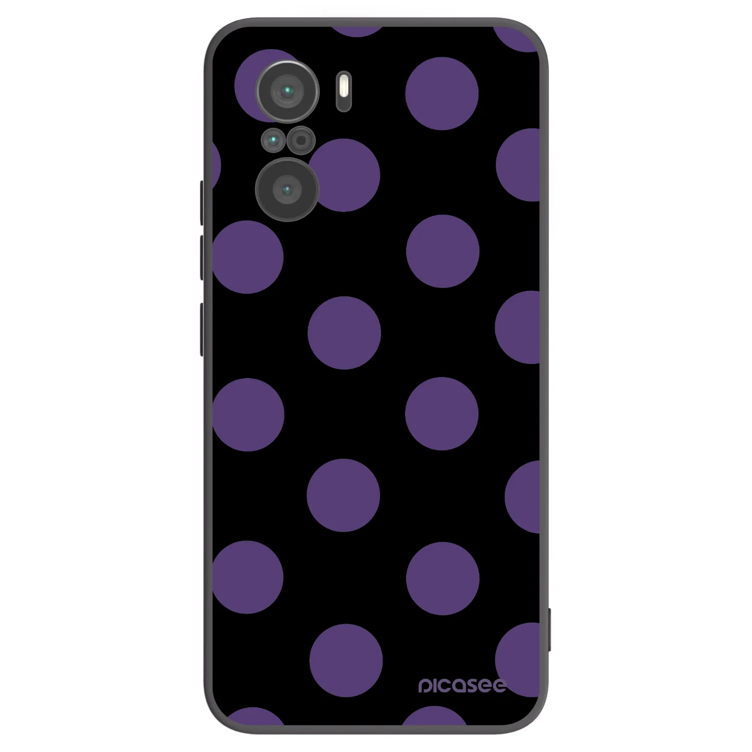 Picasee Xiaomi Poco F3 Hülle - Schwarzes Silikon - Big flickers