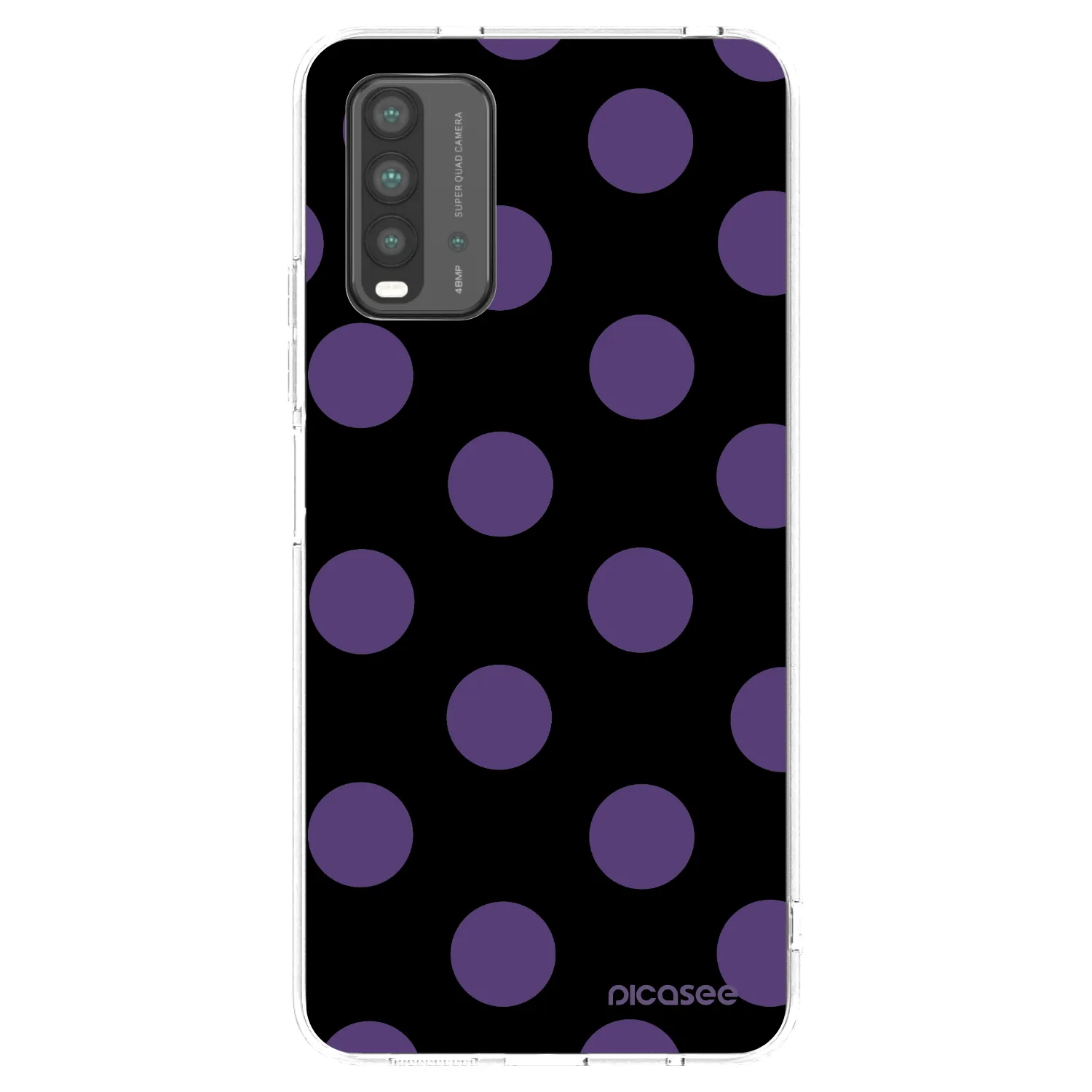 Picasee Xiaomi Redmi 9T Hülle - Transparentes Silikon - Big flickers