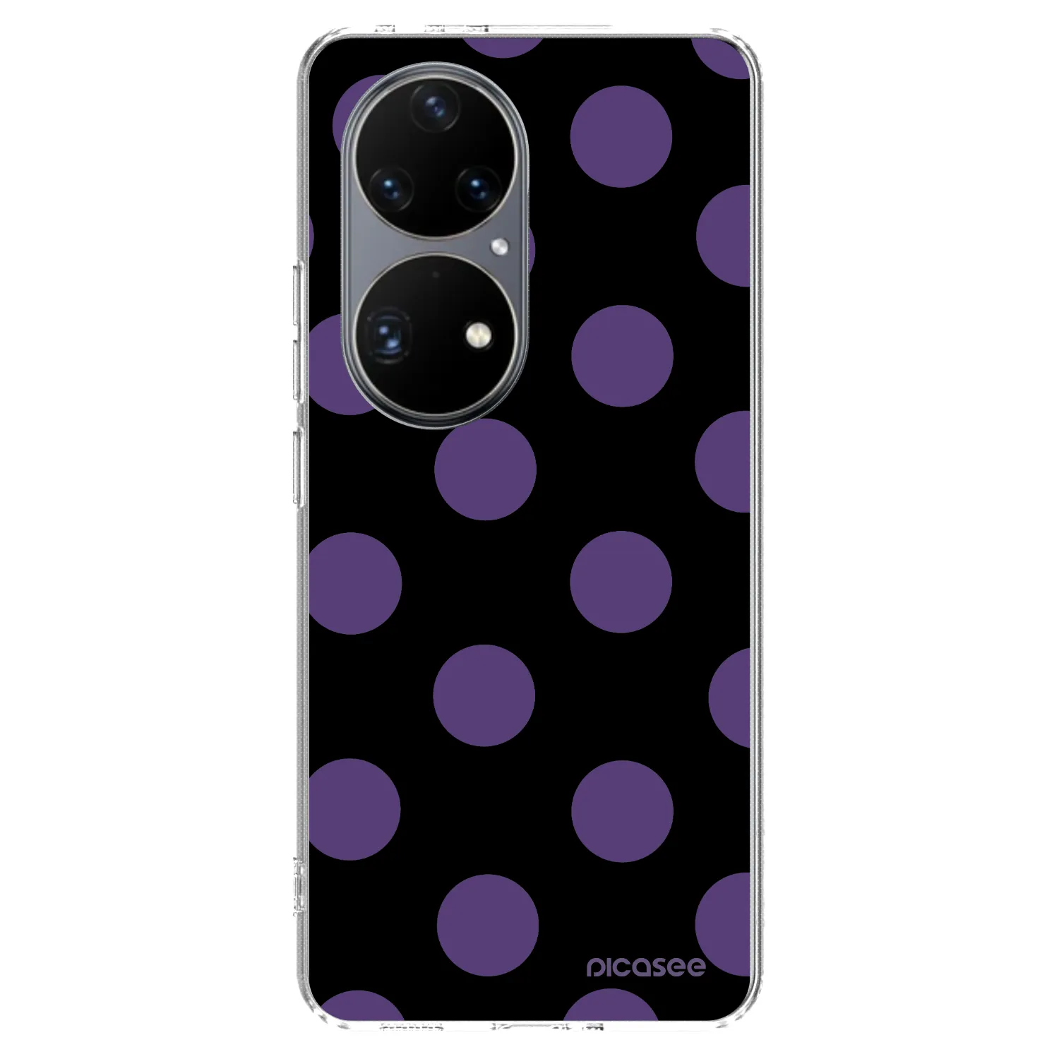 Picasee Huawei P50 Hülle - Transparentes Silikon - Big flickers