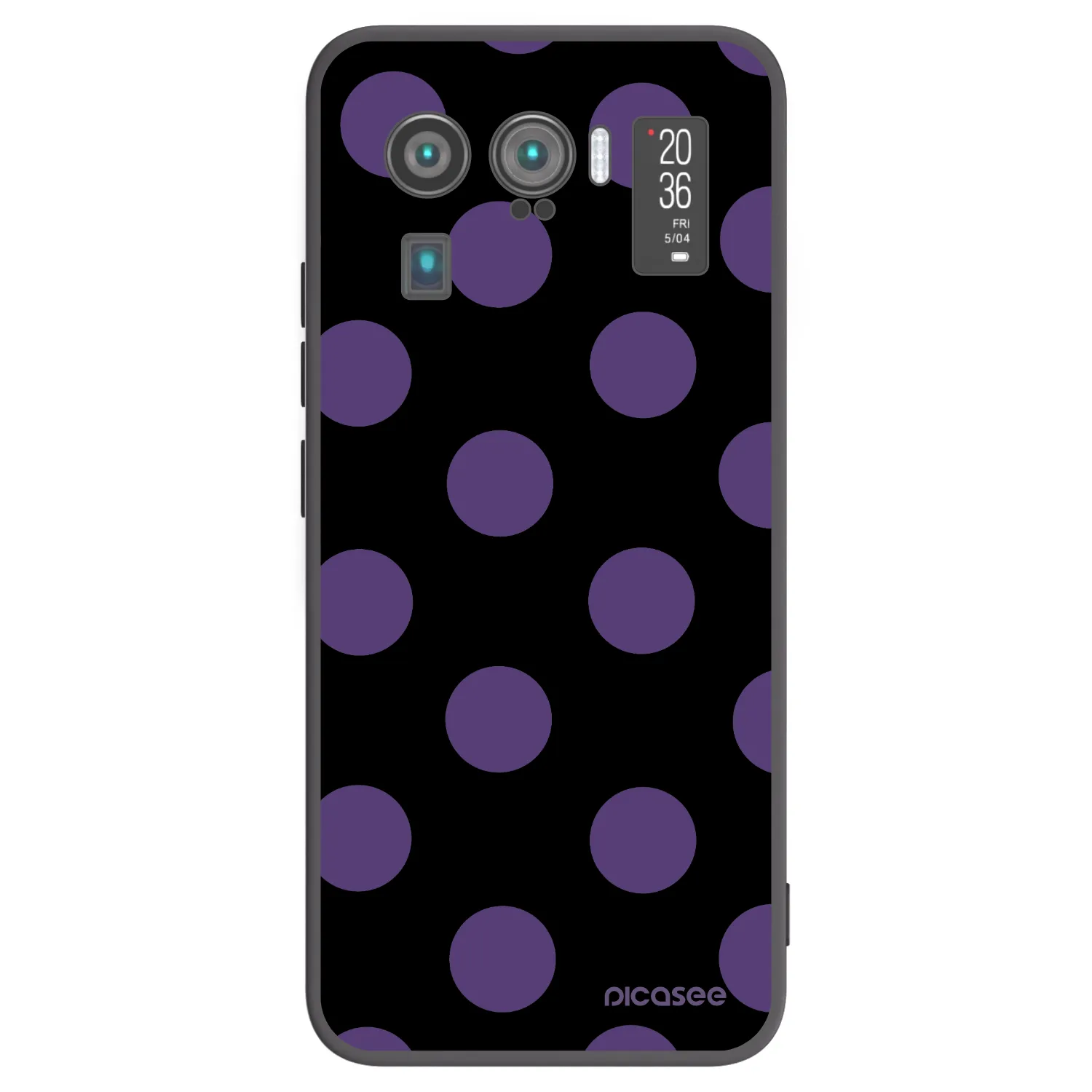 Picasee Xiaomi Mi 11 Ultra Hülle - Schwarzes Silikon - Big flickers