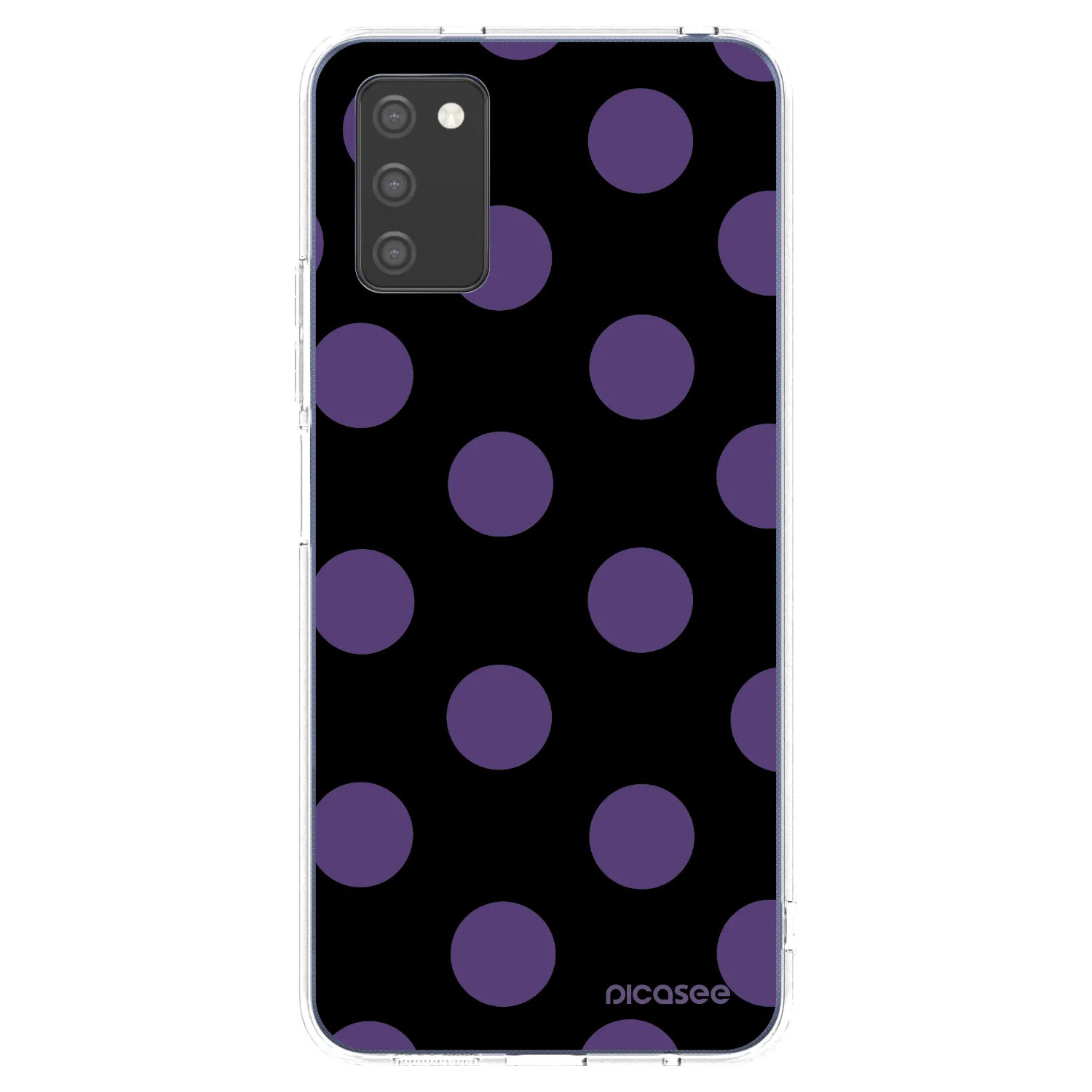 Picasee Samsung Galaxy A03s A037G Hülle - Transparentes Silikon - Big flickers