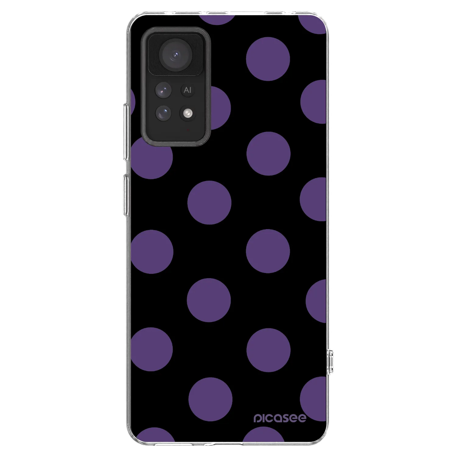 Picasee Xiaomi Redmi Note 11 Pro Hülle - Transparentes Silikon - Big flickers