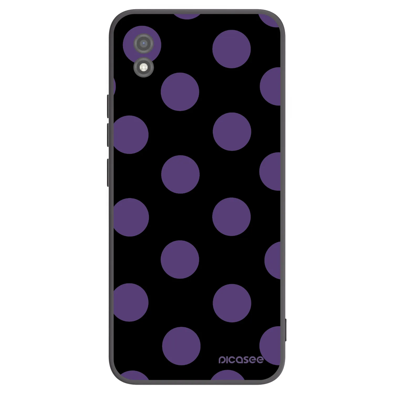 Picasee Realme C11 (2021) Hülle - Schwarzes Silikon - Big flickers