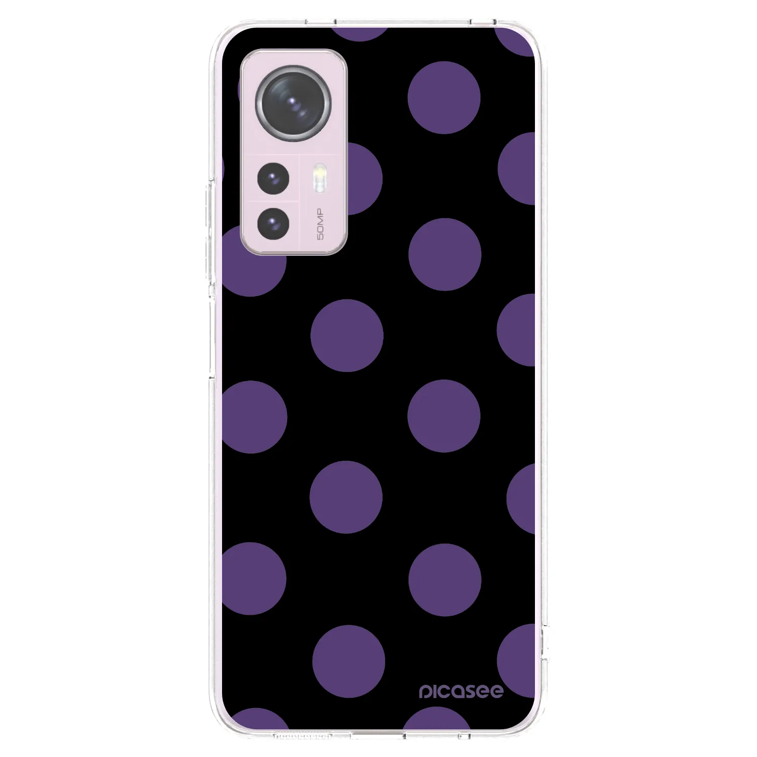 Picasee Xiaomi 12 Hülle - Transparentes Silikon - Big flickers