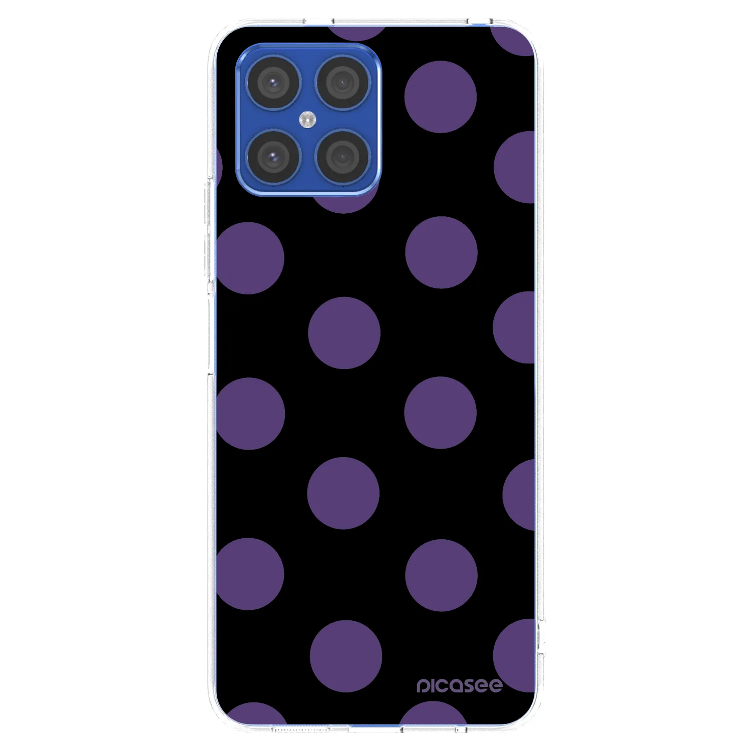 Picasee Honor X8 4G Hülle - Transparentes Silikon - Big flickers