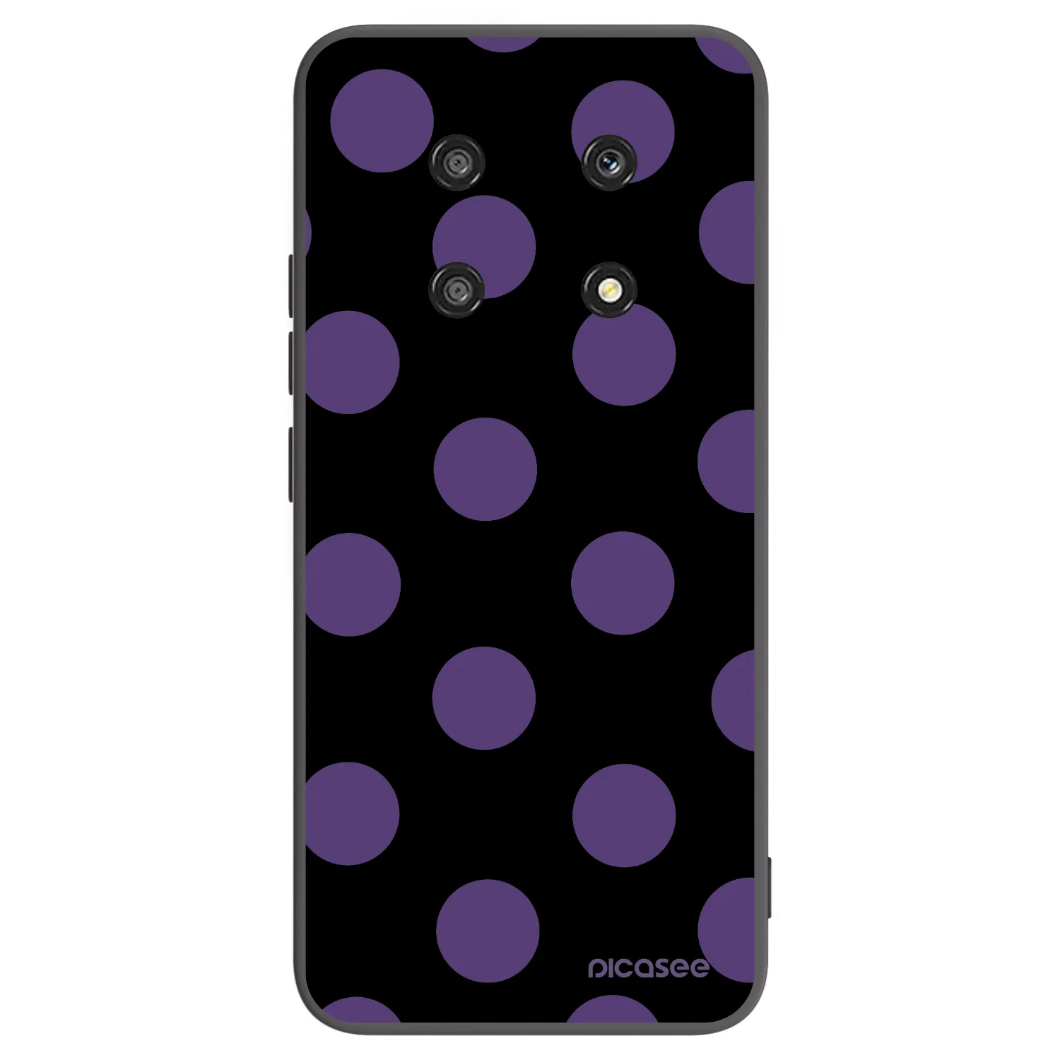 Picasee Honor Magic4 Lite 5G Hülle - Schwarzes Silikon - Big flickers