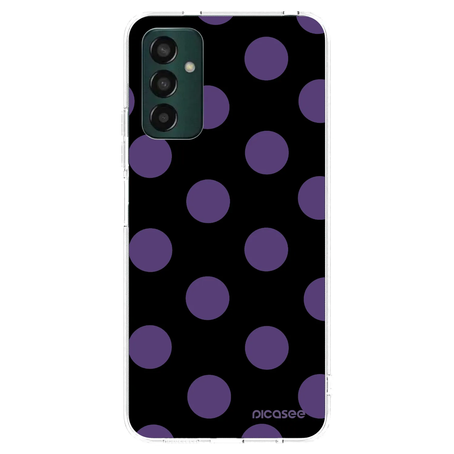 Picasee Samsung Galaxy M13 M135F Hülle - Transparentes Silikon - Big flickers