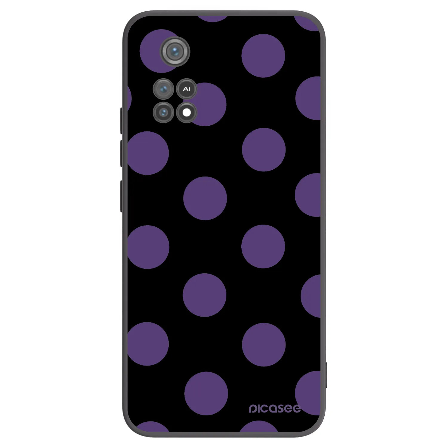 Picasee Xiaomi Poco M4 Pro Hülle - Schwarzes Silikon - Big flickers