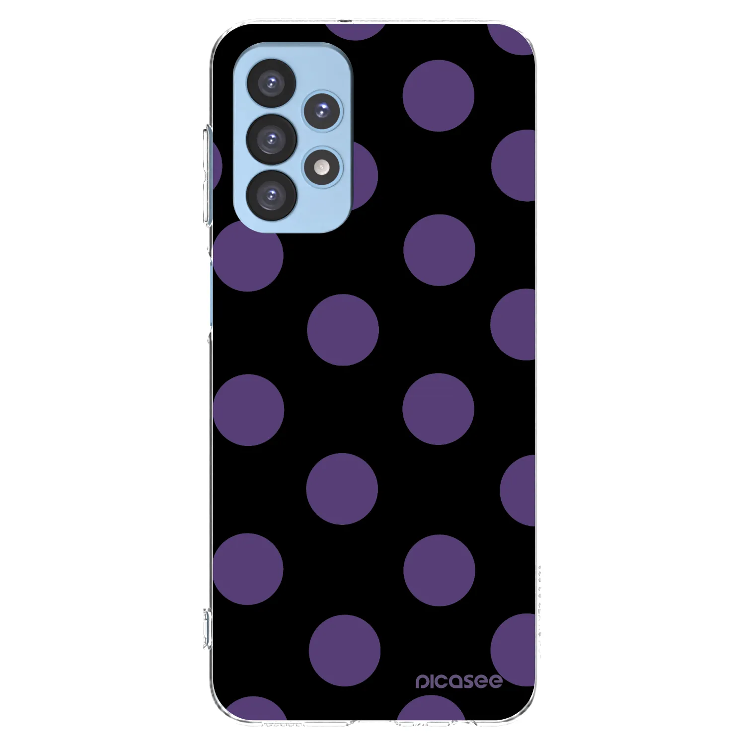 Picasee Samsung Galaxy A23 A235F 4G Hülle - Transparentes Silikon - Big flickers