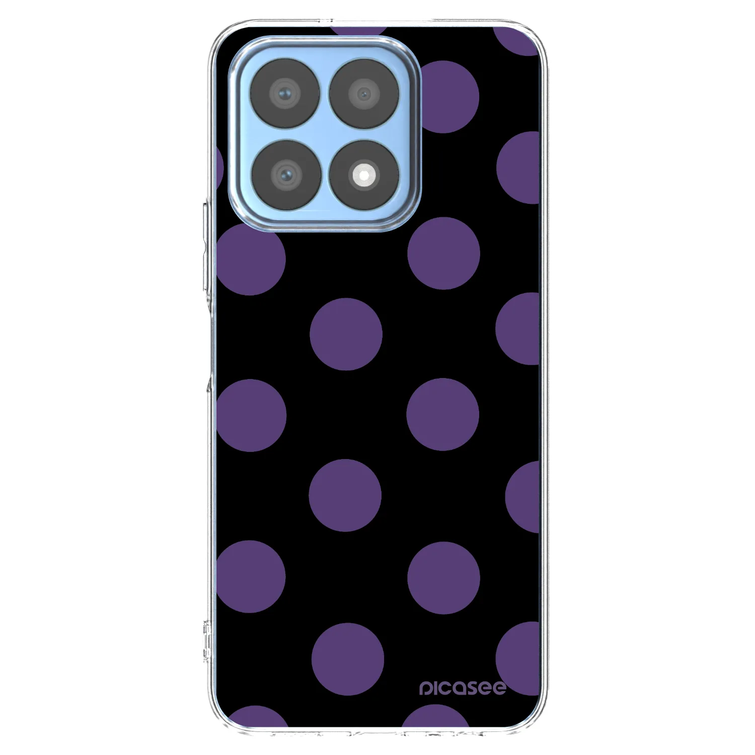 Picasee Honor X8a Hülle - Transparentes Silikon - Big flickers