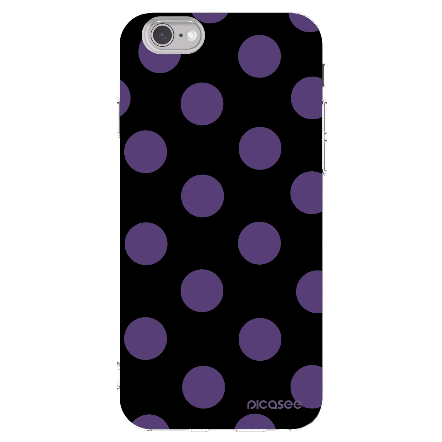 Picasee Apple iPhone 6/6S Hülle - Transparentes Silikon - Big flickers