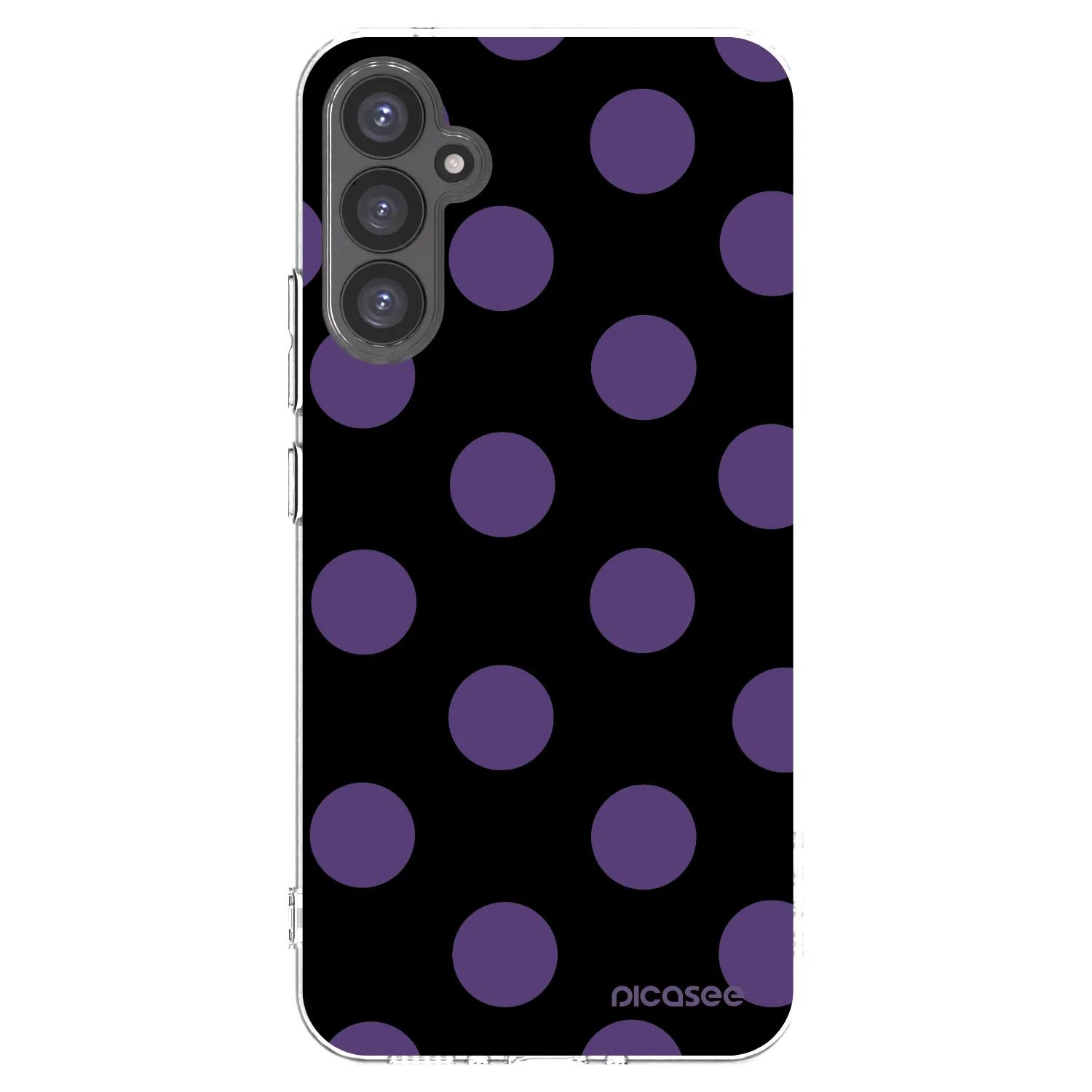 Picasee Samsung Galaxy A34 5G A346B Hülle - Transparentes Silikon - Big flickers