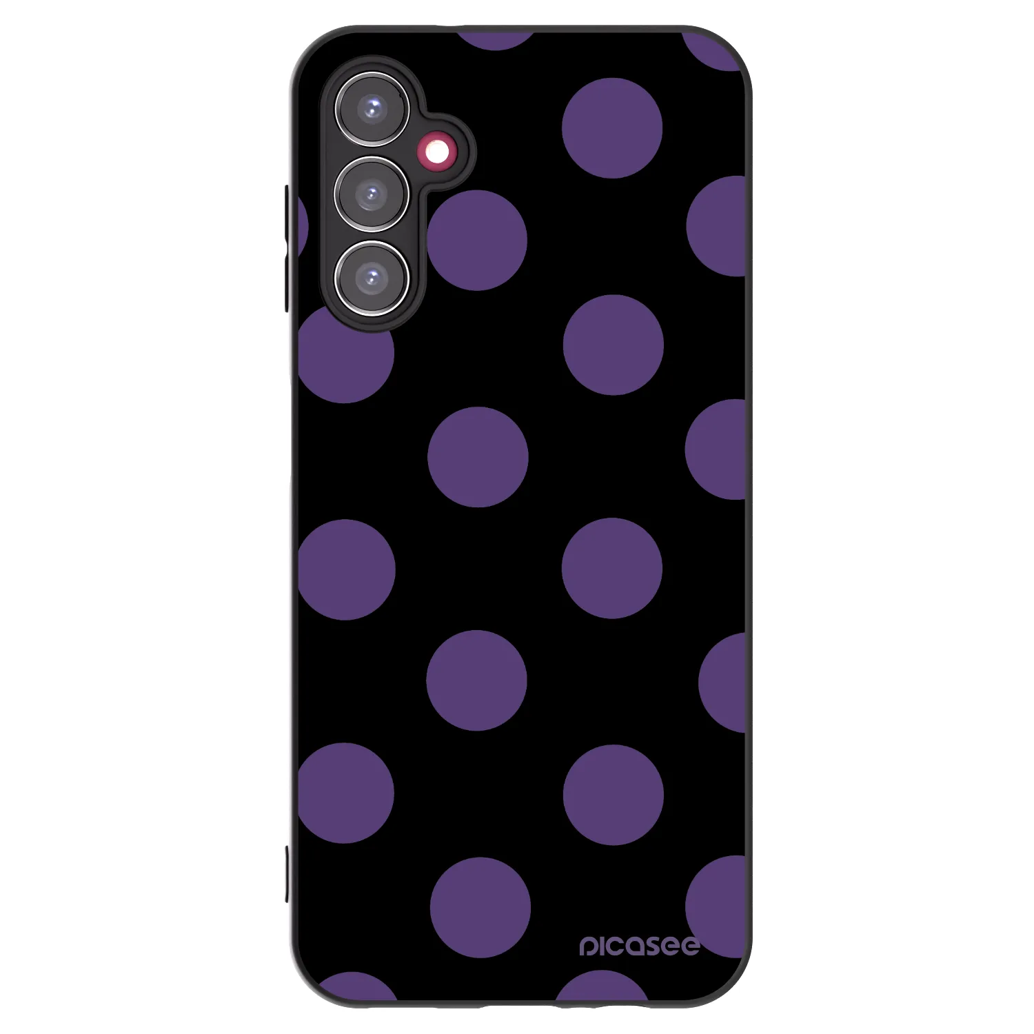 Picasee Samsung Galaxy A14 5G A146P Hülle - Schwarzes Silikon - Big flickers