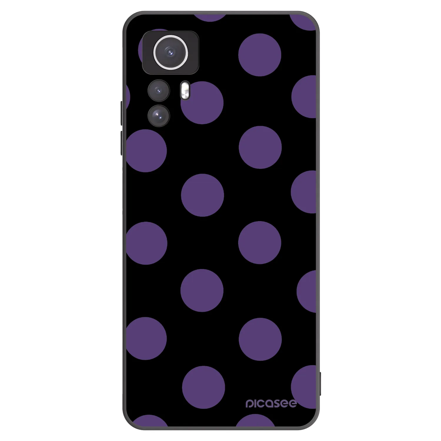 Picasee Xiaomi Redmi Note 12S Hülle - Schwarzes Silikon - Big flickers
