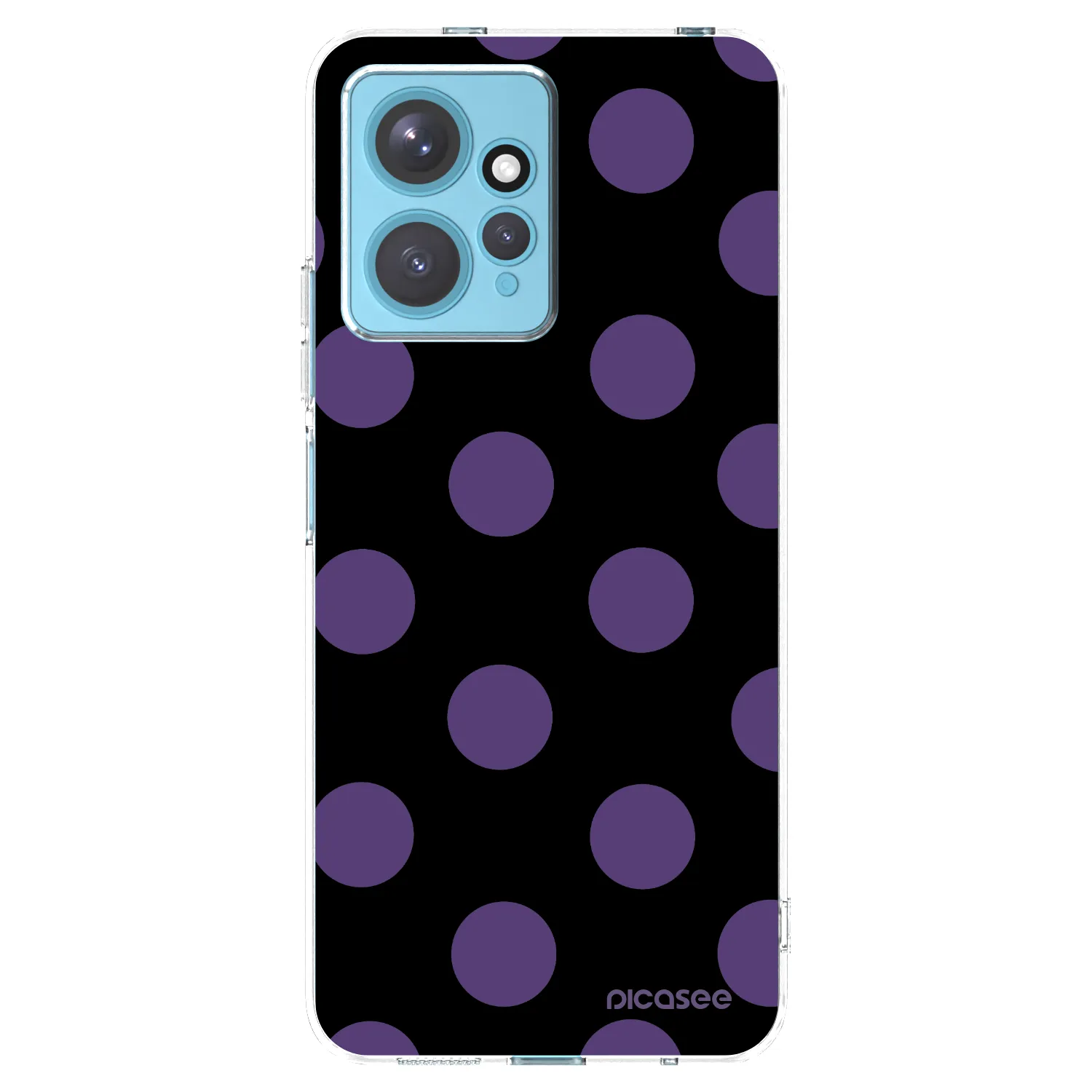 Picasee Xiaomi Redmi Note 12 4G Hülle - Transparentes Silikon - Big flickers