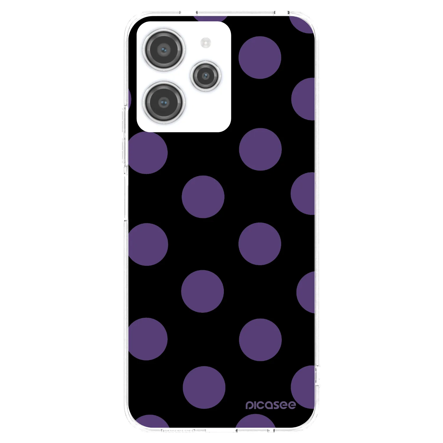 Picasee Xiaomi Redmi 12 4G Hülle - Transparentes Silikon - Big flickers