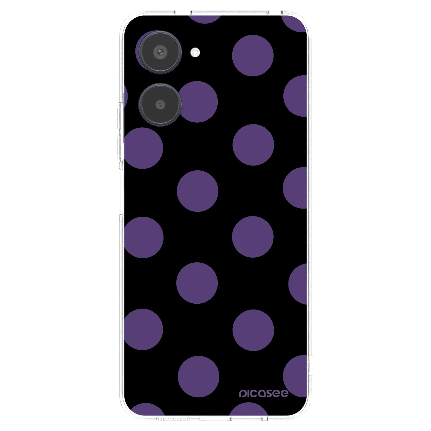 Picasee Realme 10 4G Hülle - Transparentes Silikon - Big flickers