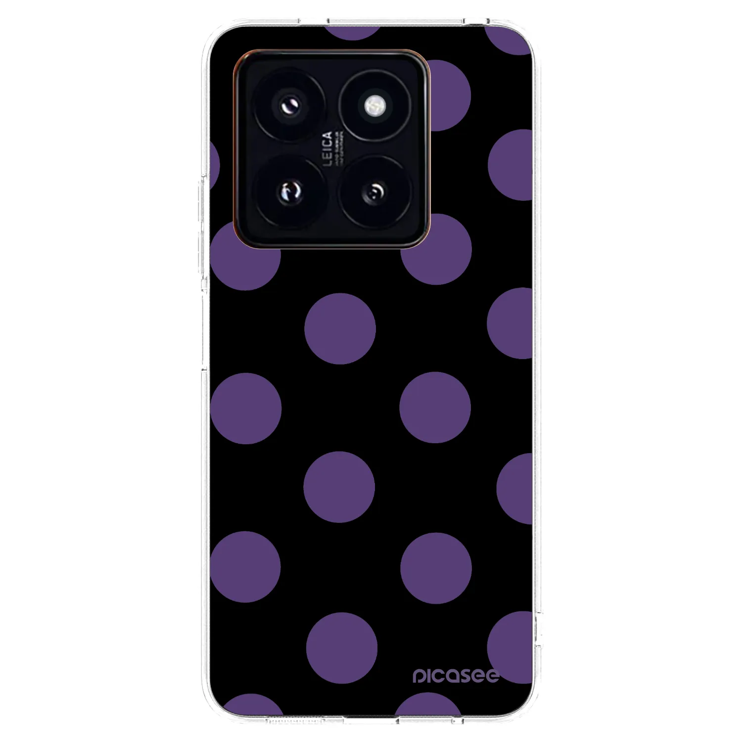 Picasee Xiaomi 14 Pro Hülle - Transparentes Silikon - Big flickers