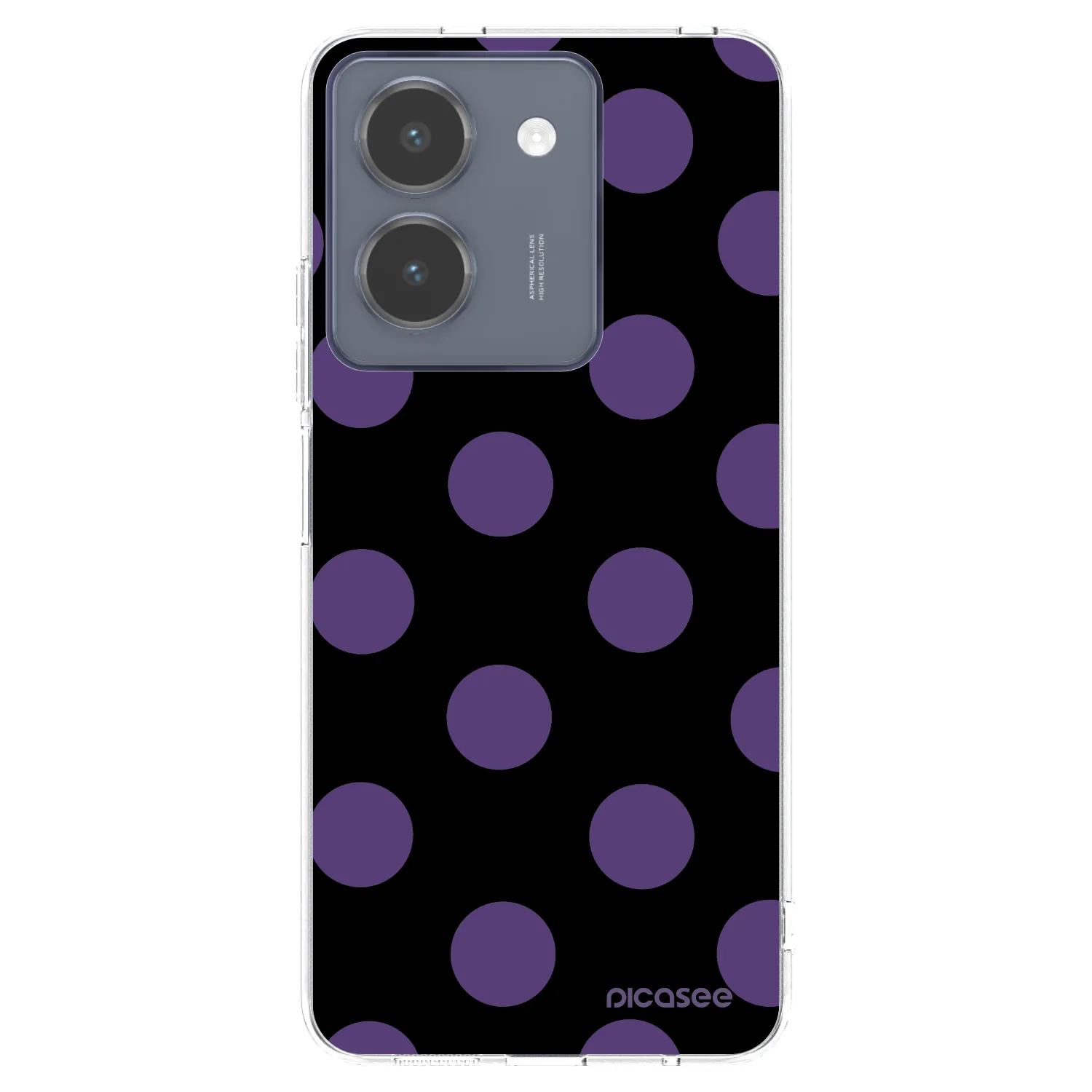 Picasee Vivo Y36 4G Hülle - Transparentes Silikon - Big flickers