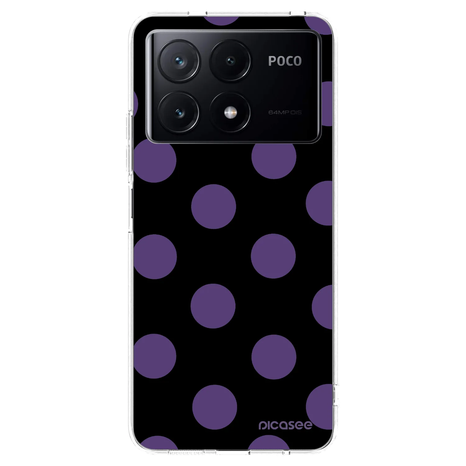 Picasee Xiaomi Poco X6 Pro Hülle - Transparentes Silikon - Big flickers
