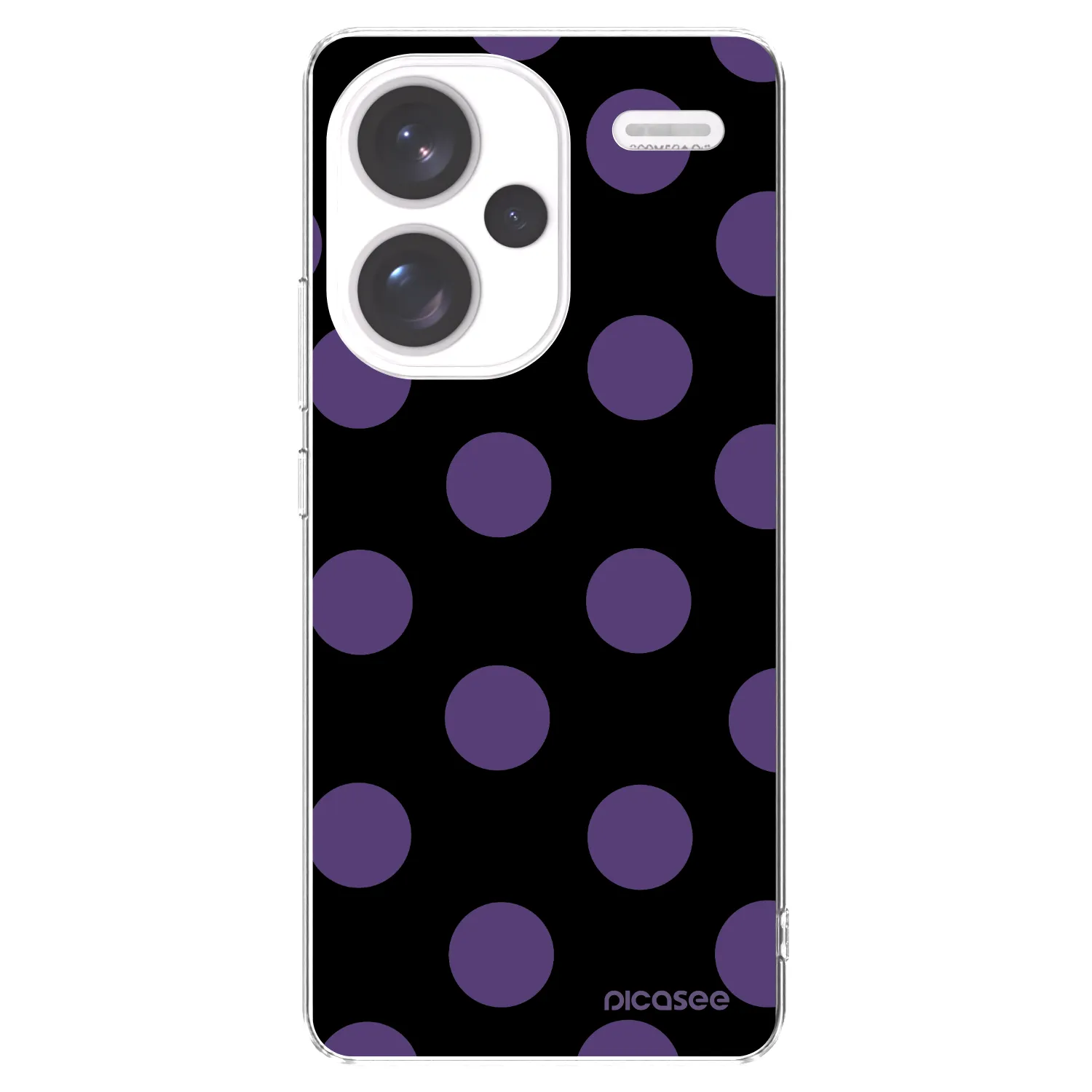 Picasee Xiaomi Redmi Note 13 Pro+ 5G Hülle - Transparentes Silikon - Big flickers