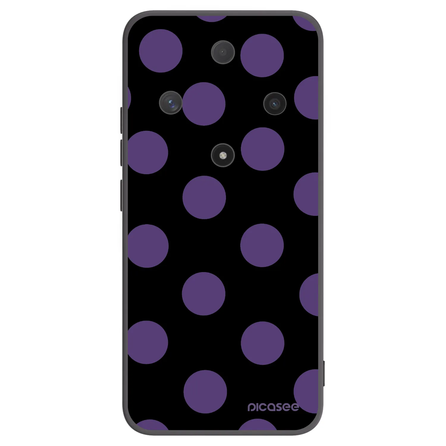 Picasee Honor Magic6 Lite 5G Hülle - Schwarzes Silikon - Big flickers