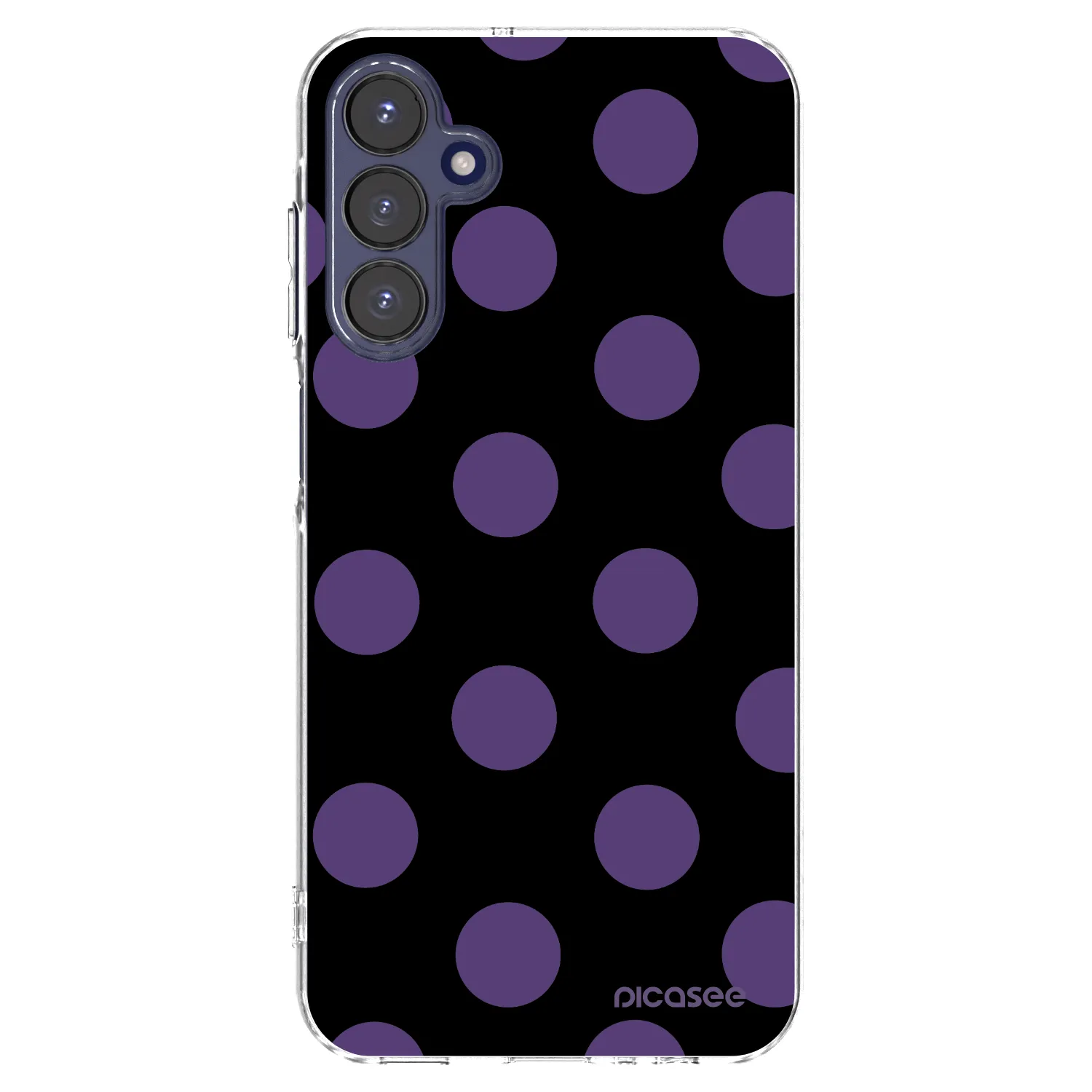 Picasee Samsung Galaxy A15 A155F 4G Hülle - Transparentes Silikon - Big flickers