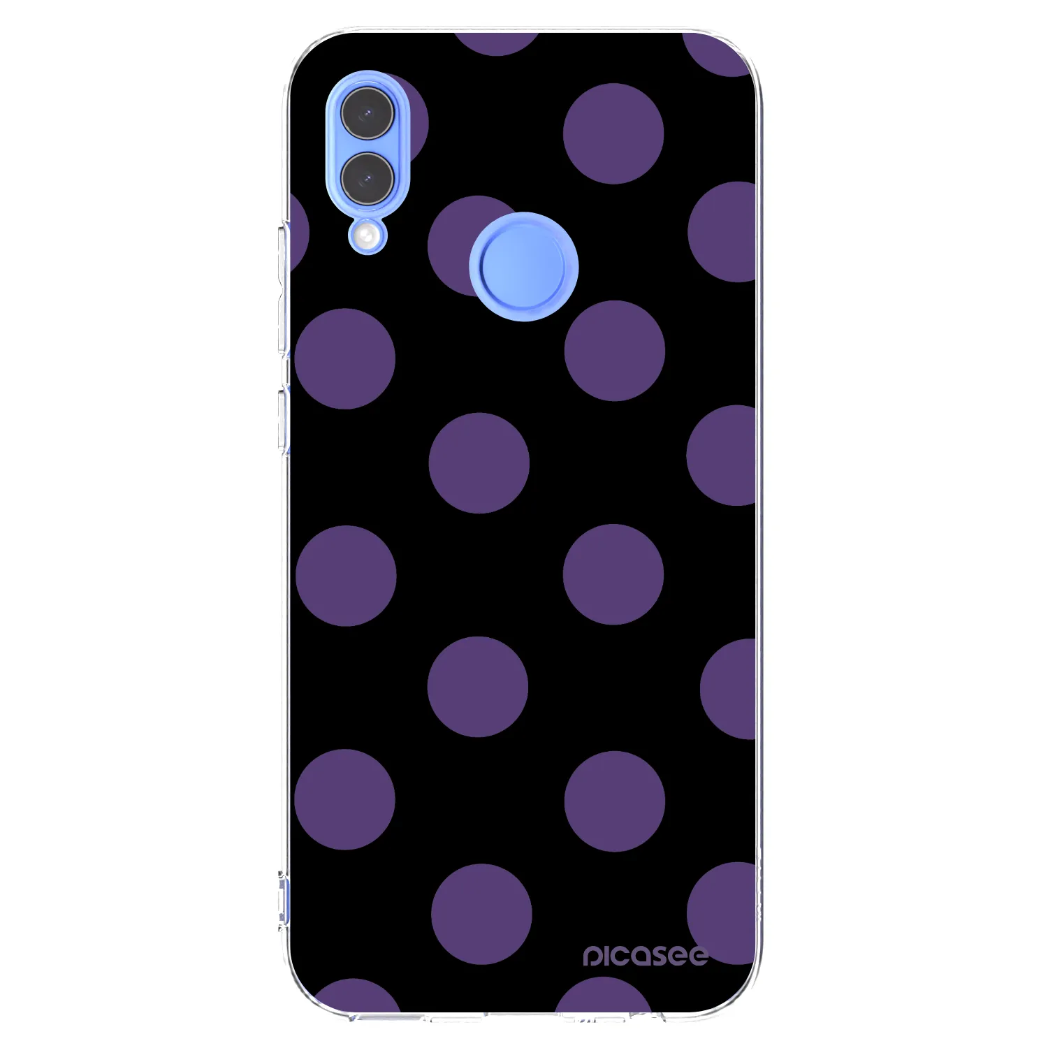 Picasee Huawei P Smart 2019 Hülle - Transparentes Silikon - Big flickers