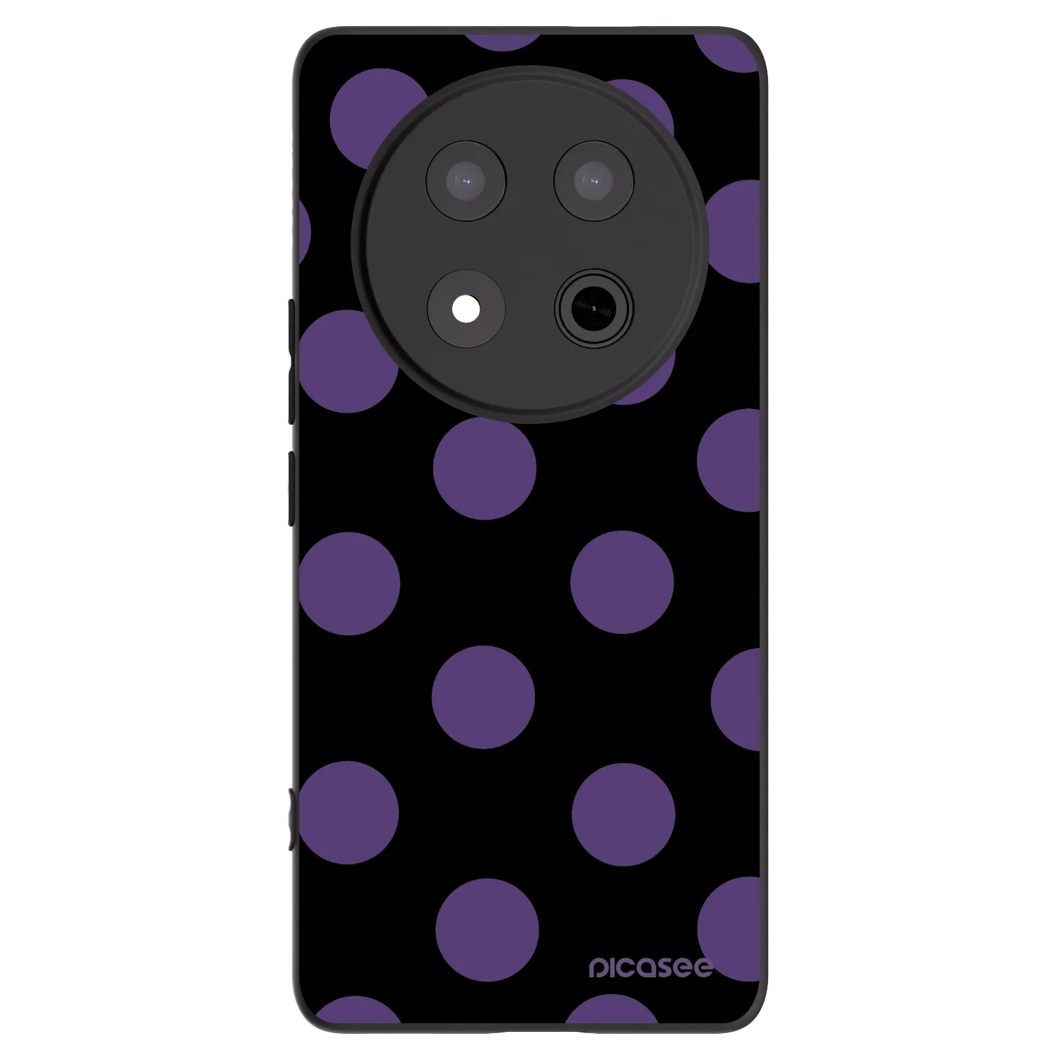 Picasee Honor Magic7 Lite 5G Hülle - Schwarzes Silikon - Big flickers