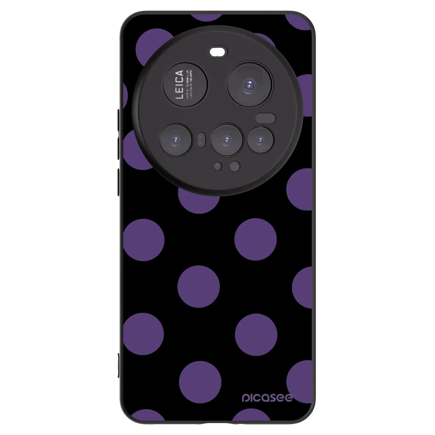Picasee Xiaomi 15 Ultra Hülle - Schwarzes Silikon - Big flickers