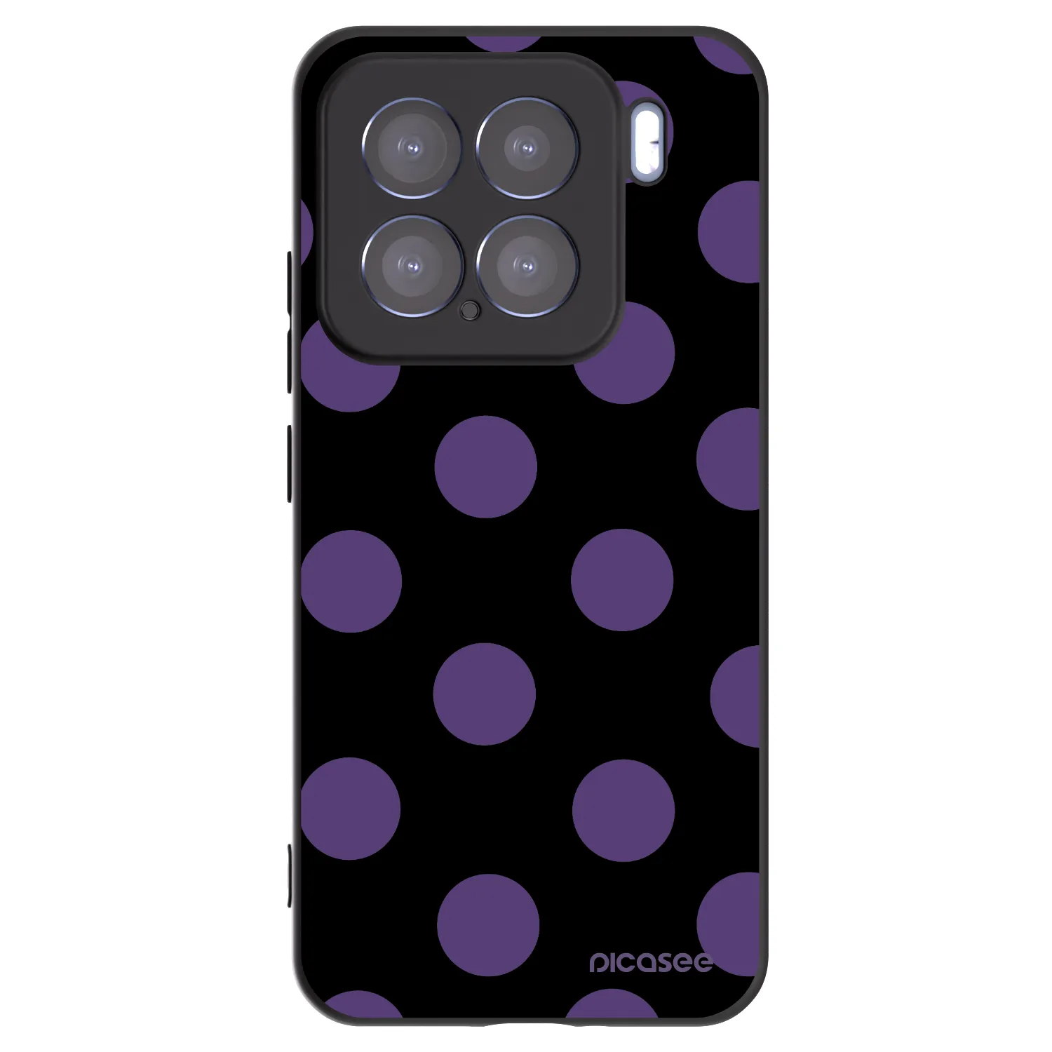 Picasee Xiaomi 15 Hülle - Schwarzes Silikon - Big flickers
