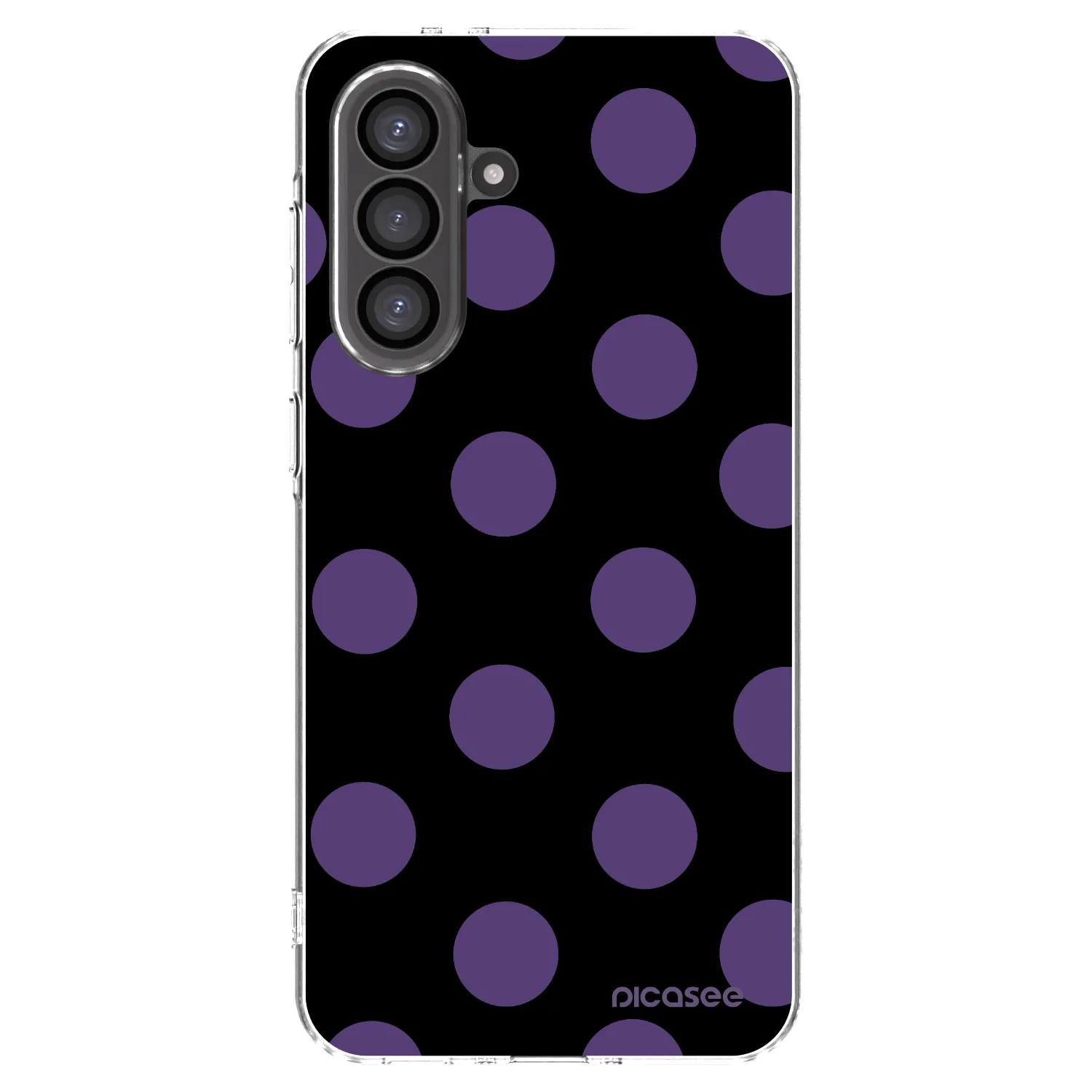 Picasee Samsung Galaxy A36 5G Hülle - Transparentes Silikon - Big flickers