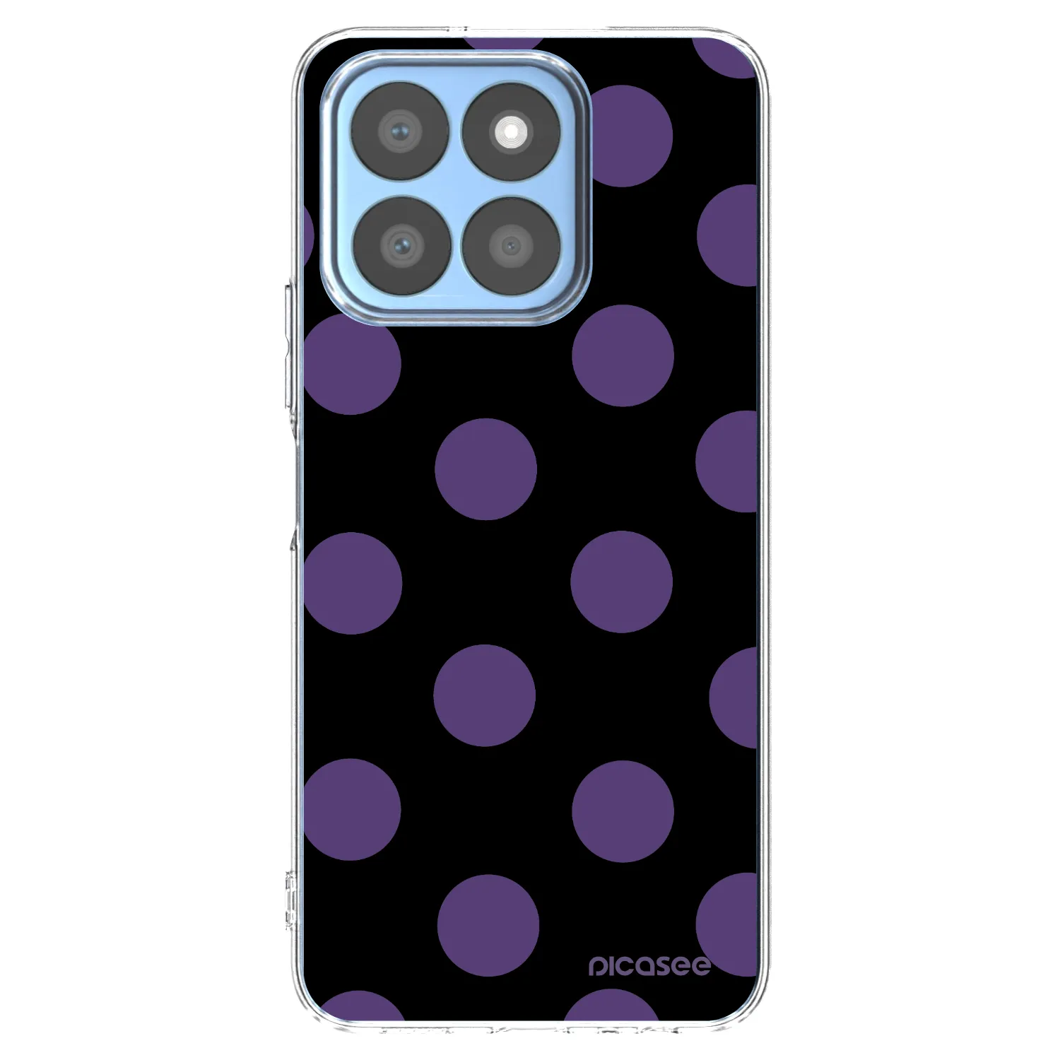 Picasee Honor X8c Hülle - Transparentes Silikon - Big flickers
