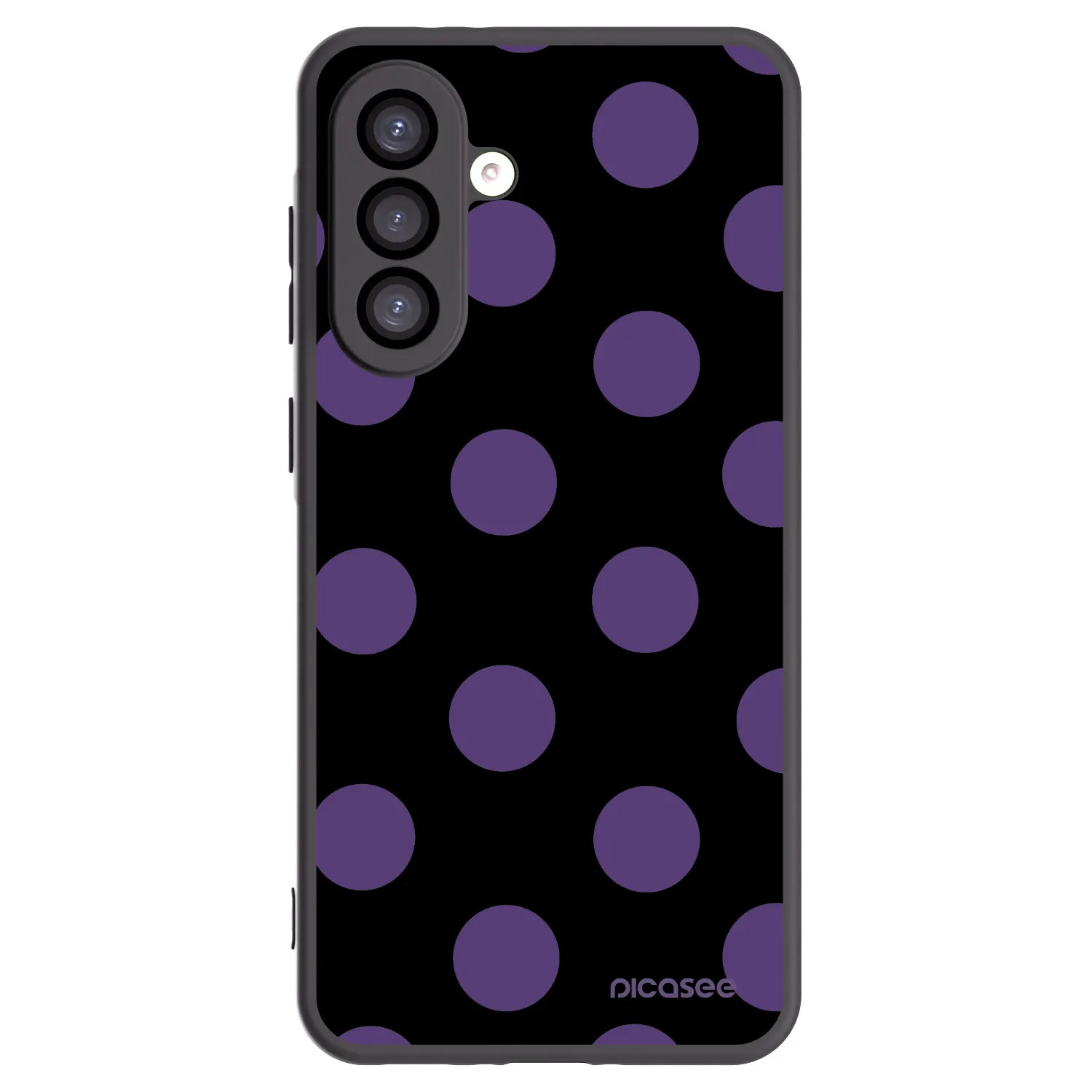 Picasee Samsung Galaxy A26 5G A266B Hülle - Schwarzes Silikon - Big flickers