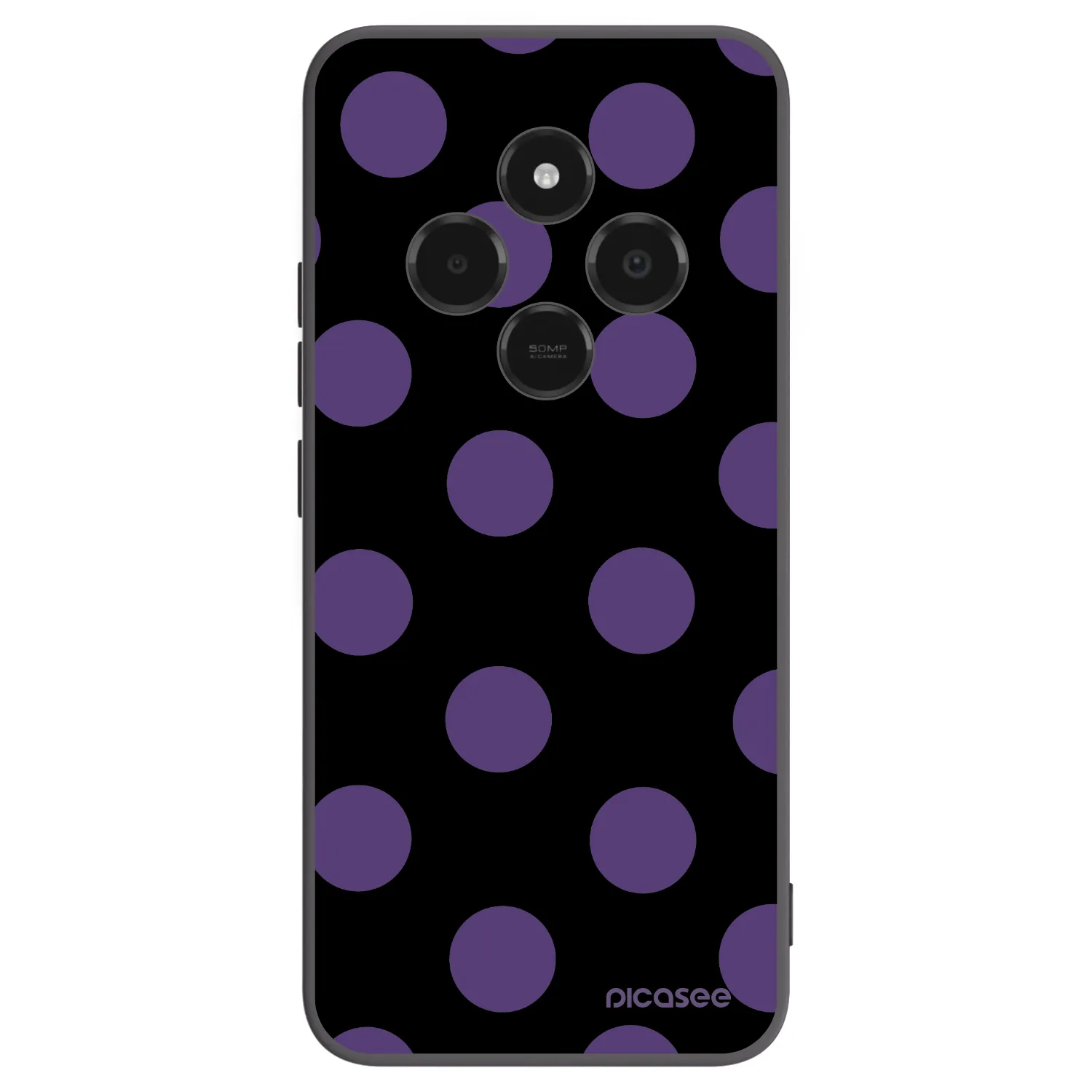 Picasee Xiaomi Poco C75 Hülle - Schwarzes Silikon - Big flickers