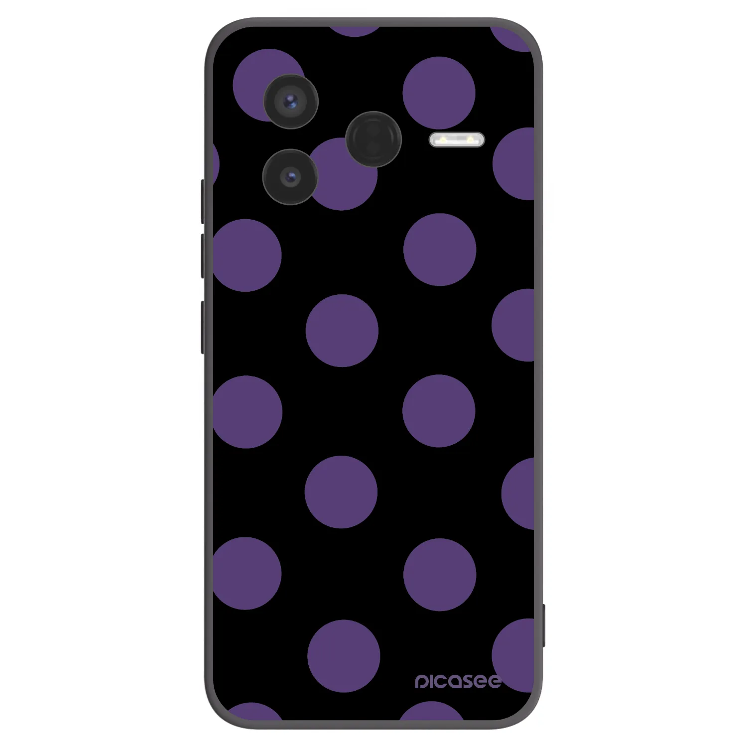 Picasee Xiaomi Poco F7 Pro 5G Hülle - Schwarzes Silikon - Big flickers