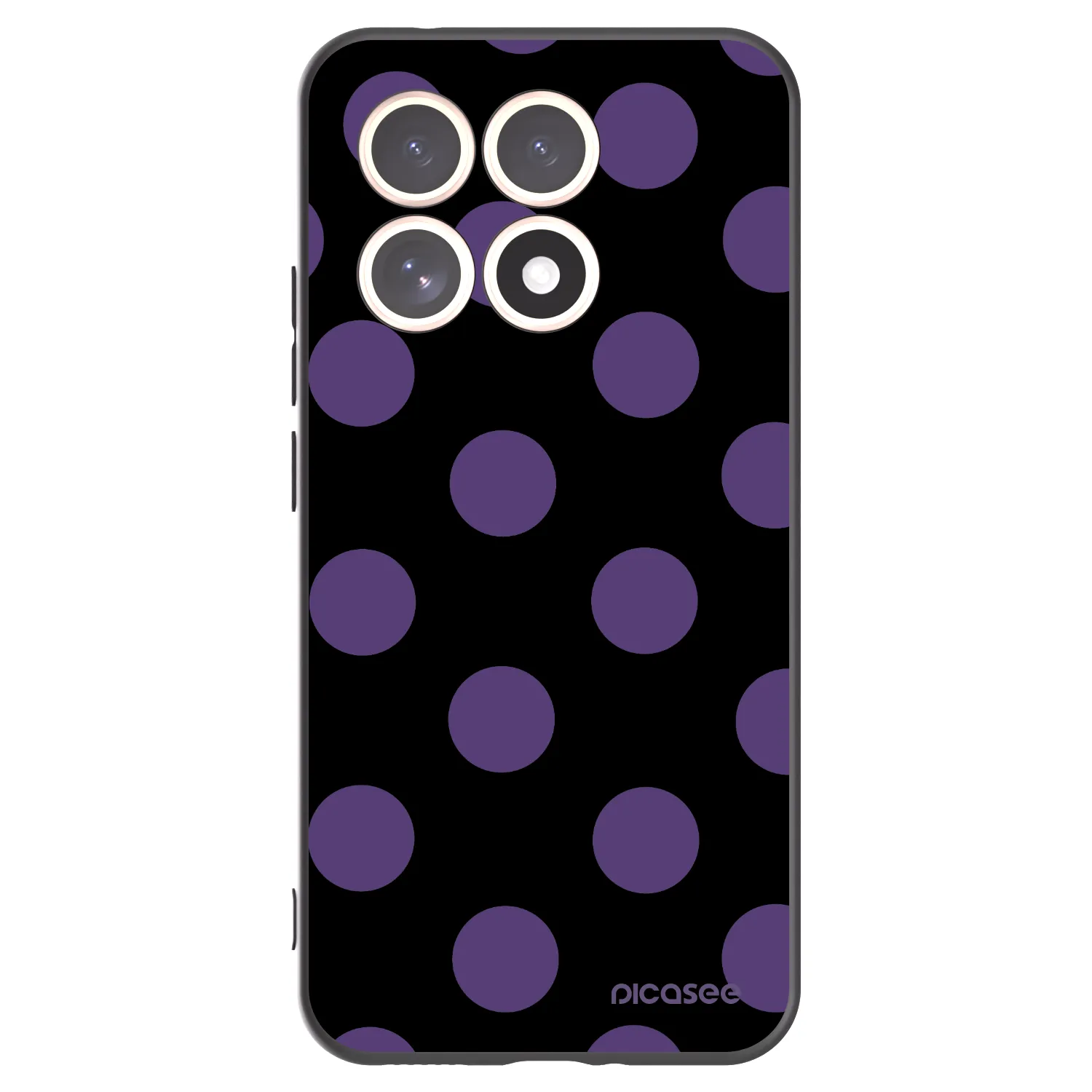 Picasee Xiaomi 15T Hülle - Schwarzes Silikon - Big flickers