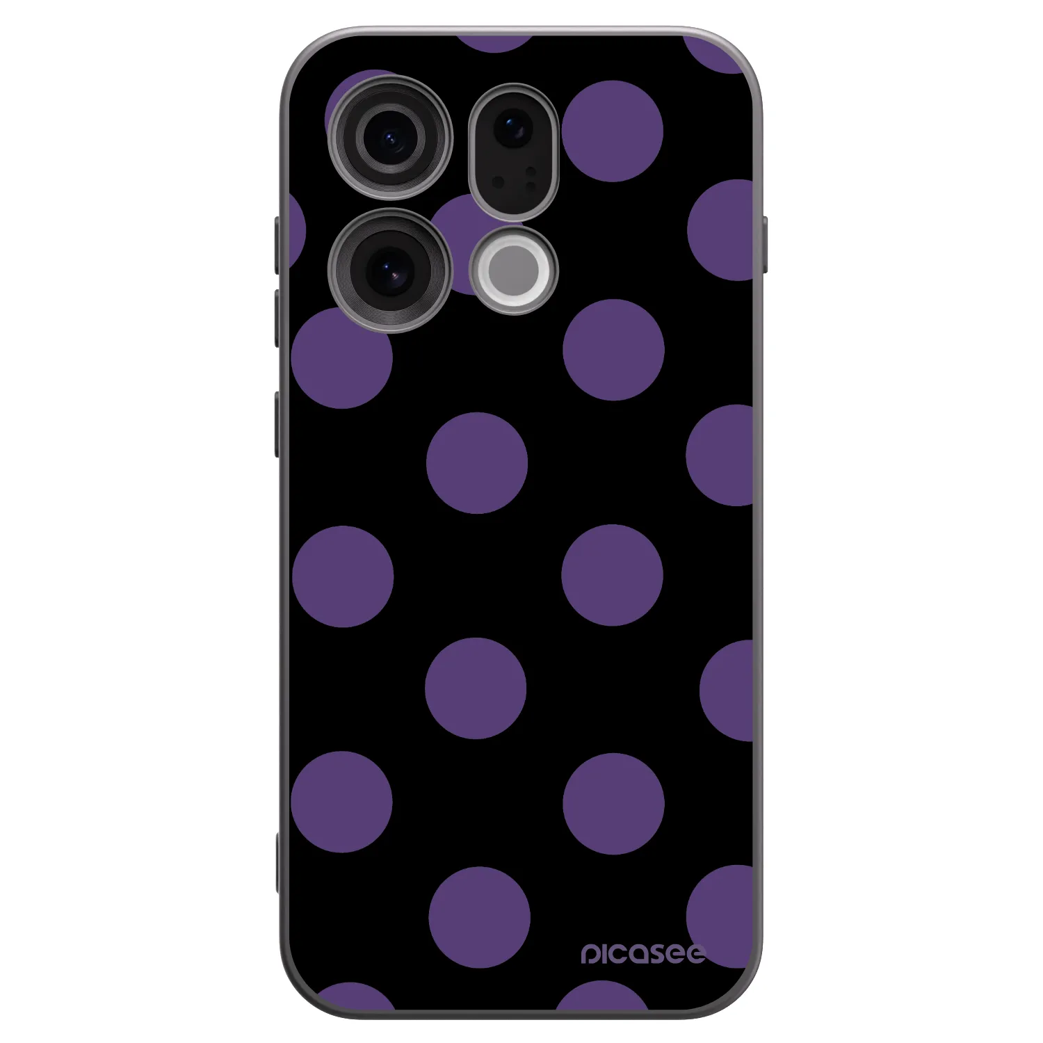 Picasee OPPO Find X9 Hülle - Schwarzes Silikon - Big flickers