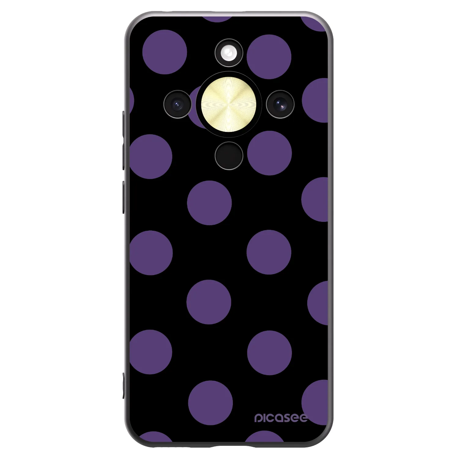 Picasee Honor Magic8 Lite 5G Hülle - Schwarzes Silikon - Big flickers
