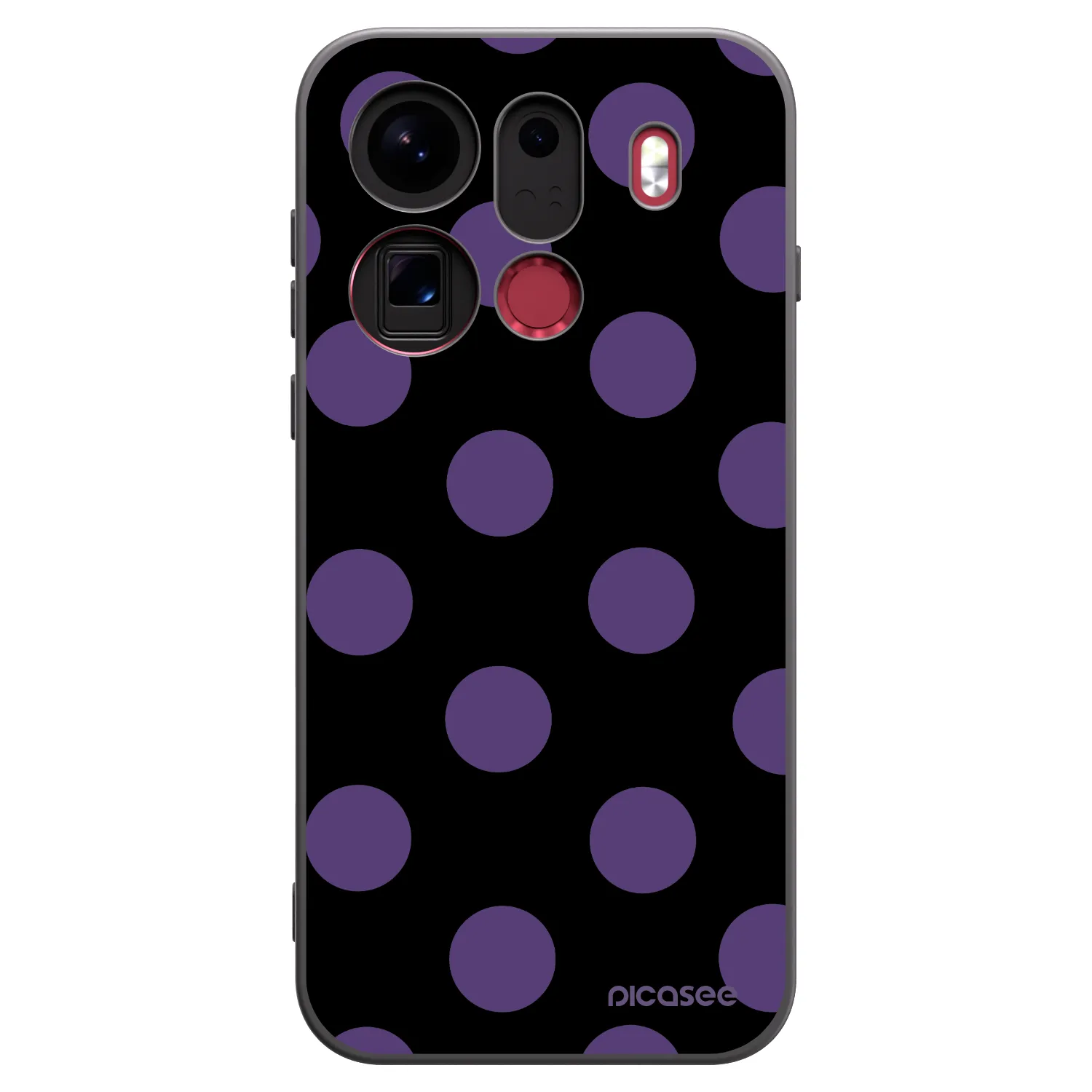Picasee OPPO Find X9 Pro Hülle - Schwarzes Silikon - Big flickers