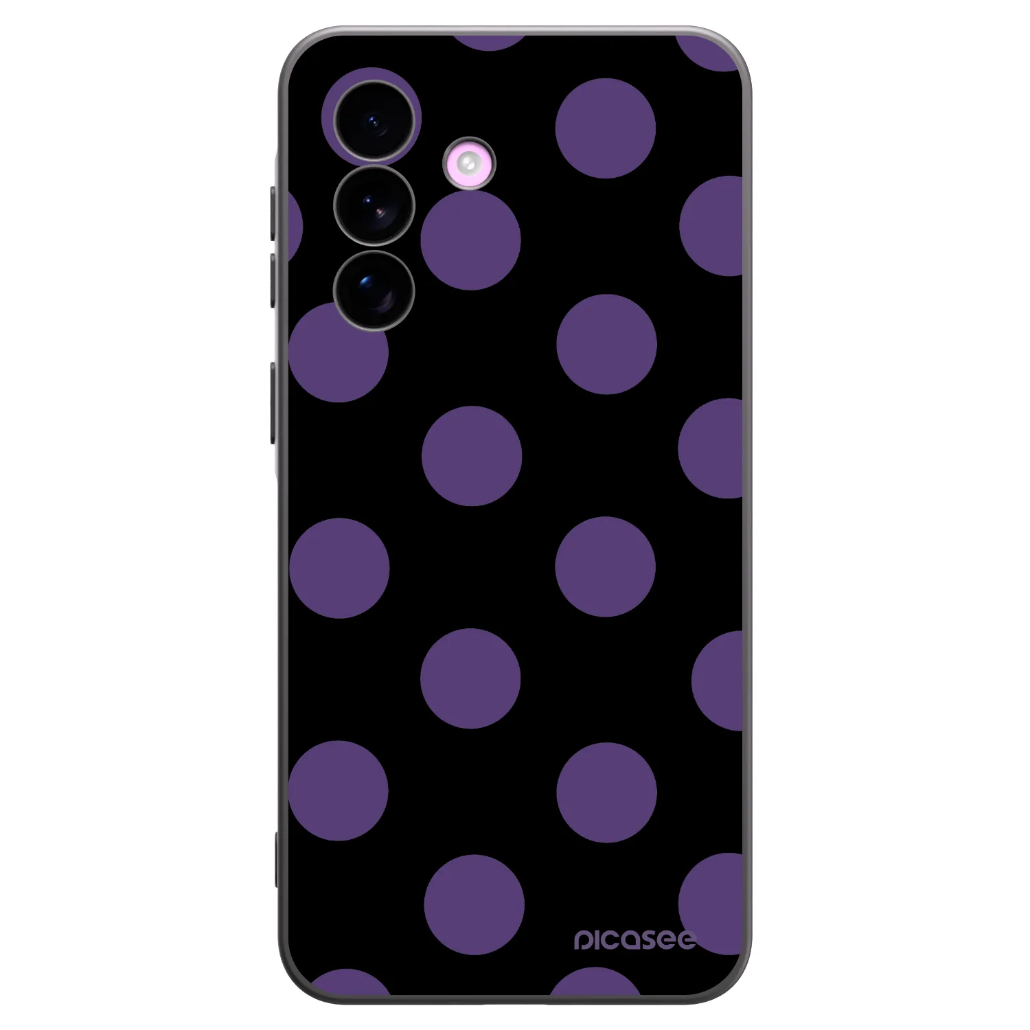 Picasee Samsung Galaxy A57 5G Hülle - Schwarzes Silikon - Big flickers