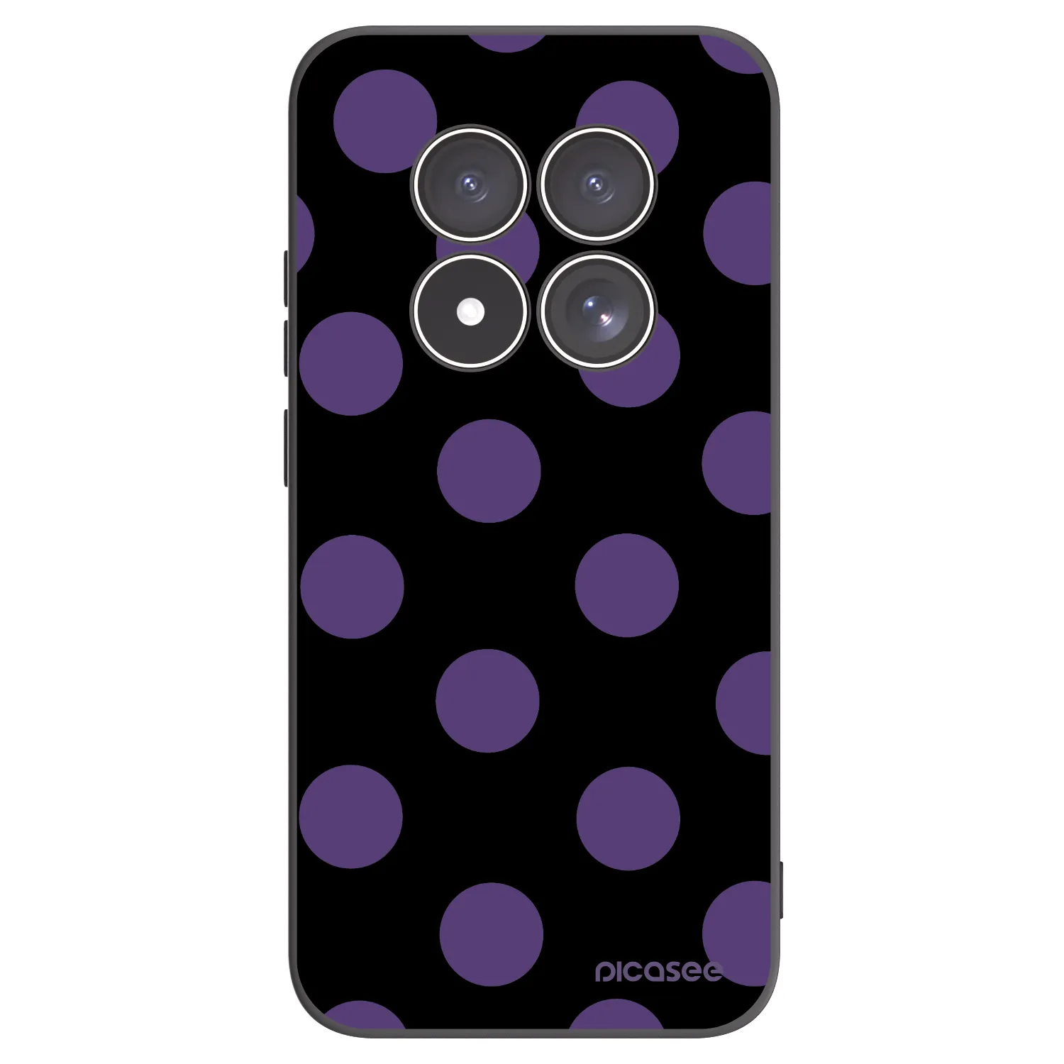 Picasee Xiaomi Redmi Note 15 Pro 5G Hülle - Schwarzes Silikon - Big flickers