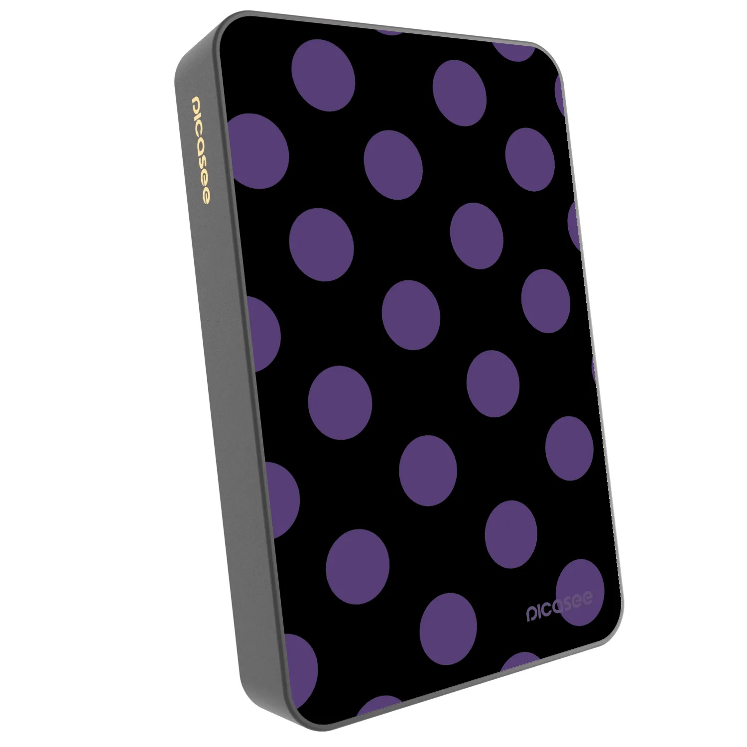 Picasee Powerbank mit MagSafe 10 000 mAh Grau - Big flickers